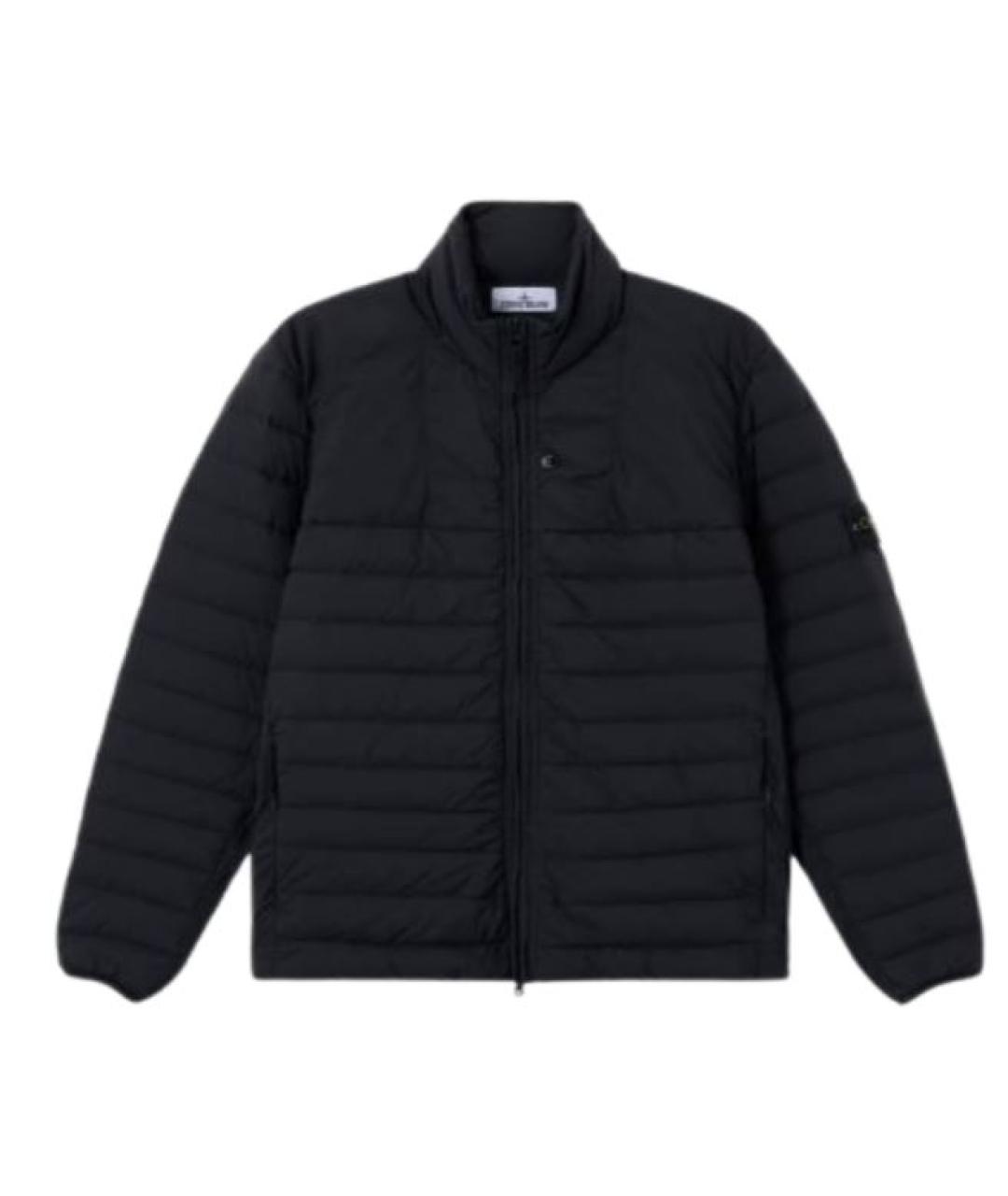STONE ISLAND Черная полиамидовая куртка, фото 1