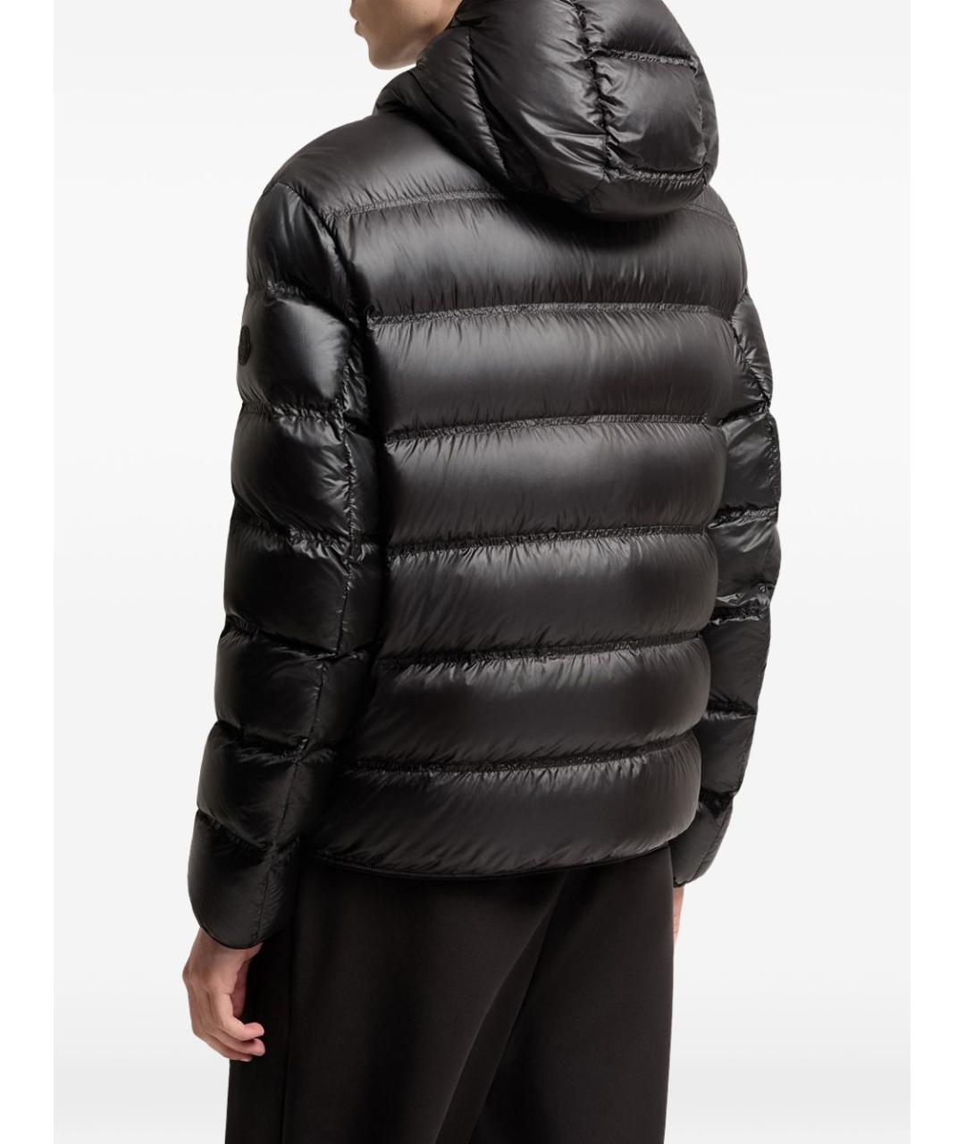 MONCLER Черная полиамидовая куртка, фото 3