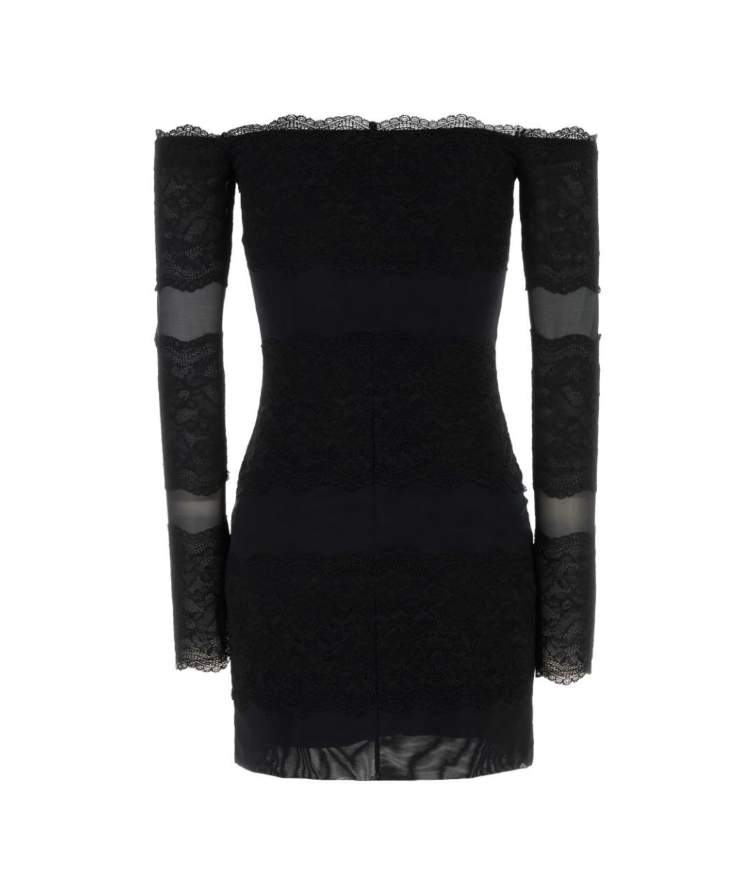BLUMARINE Черное полиамидовое вечернее платье, фото 2