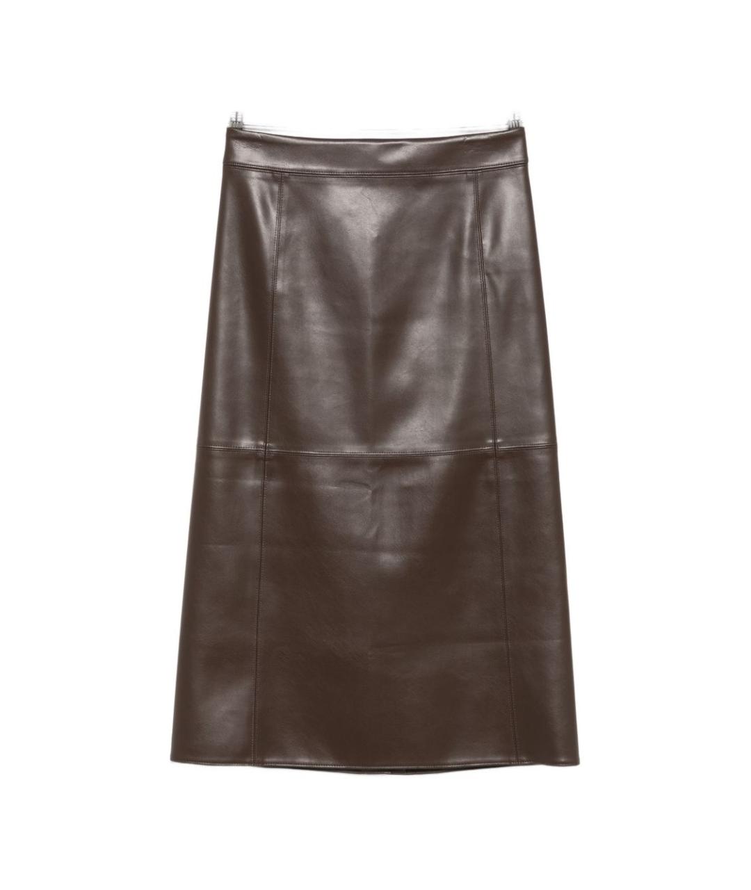 'S MAX MARA Коричневая юбка миди, фото 1