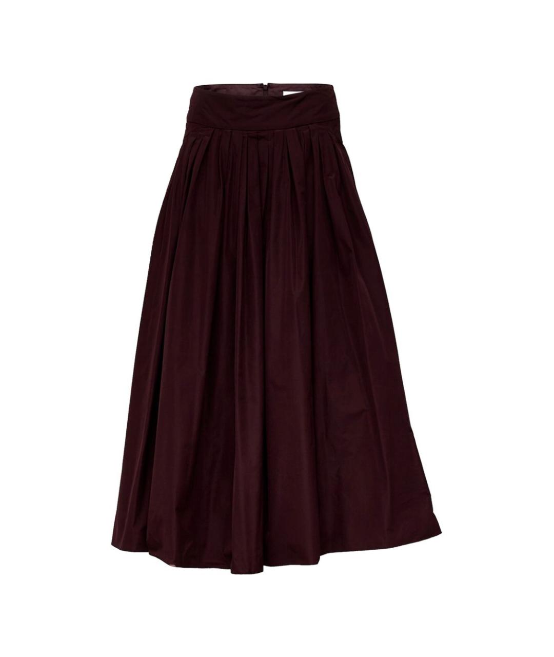 'S MAX MARA Бордовая юбка миди, фото 1