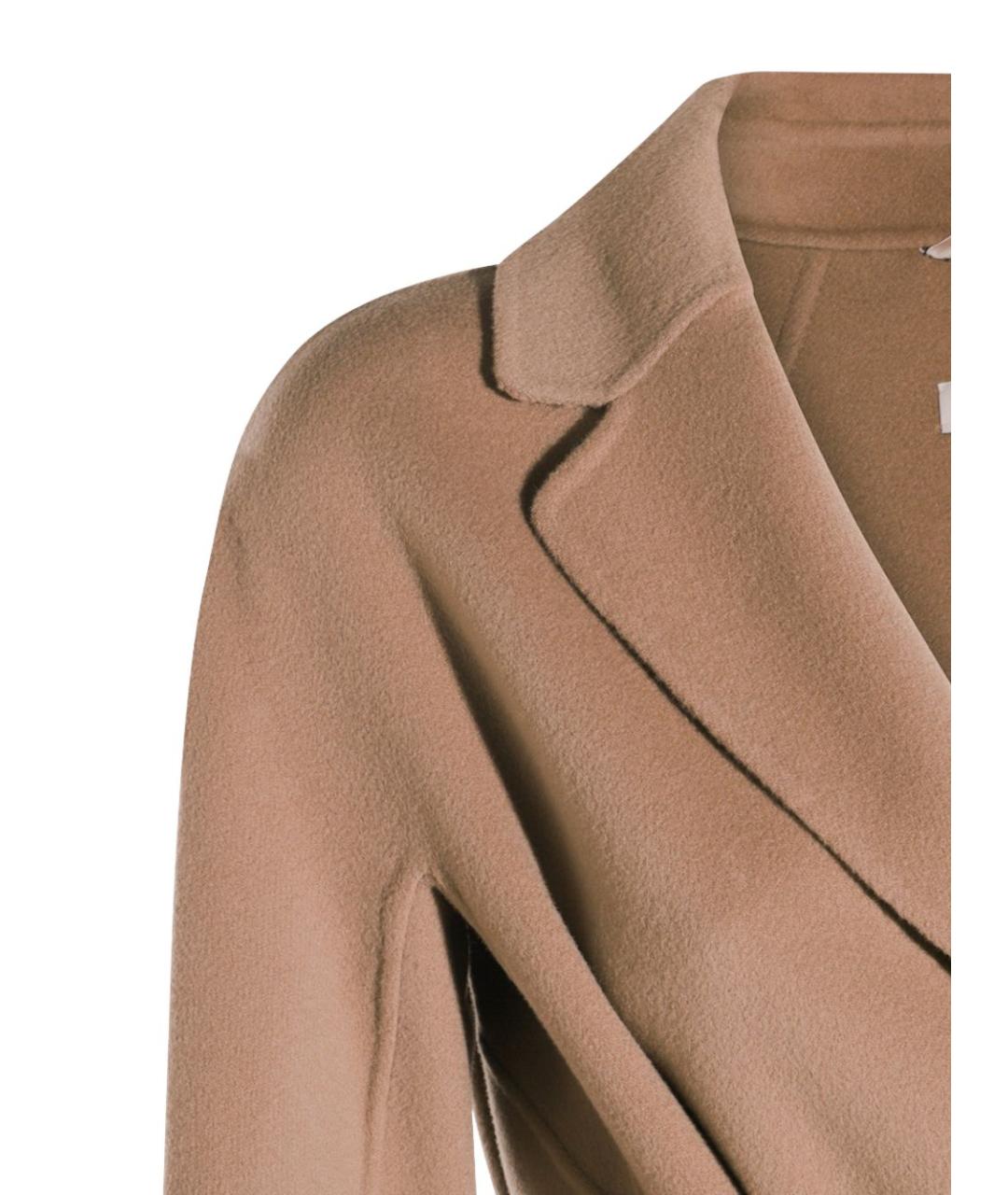 'S MAX MARA Бежевое шерстяное пальто, фото 2