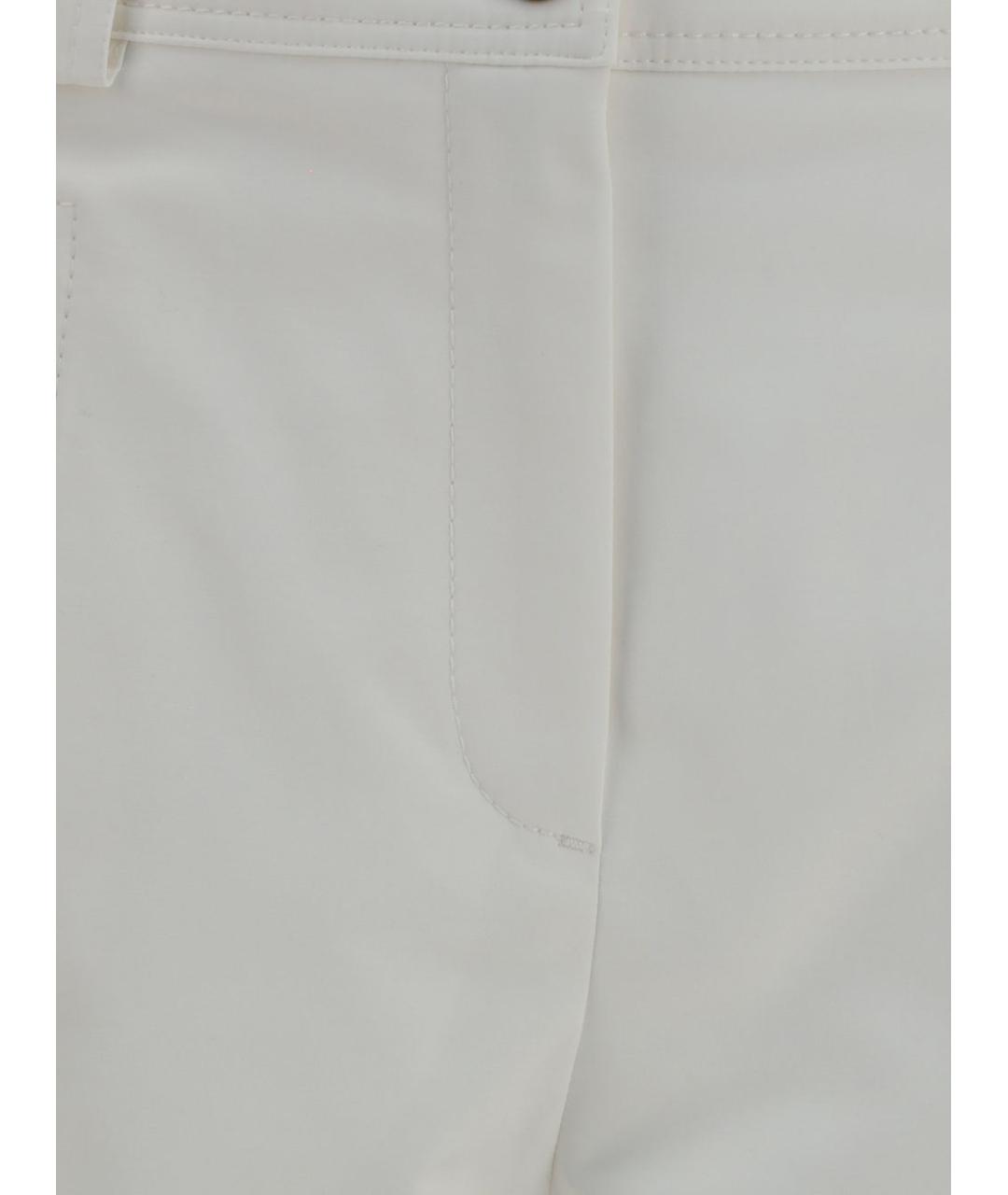 MAX MARA Белые прямые брюки, фото 2