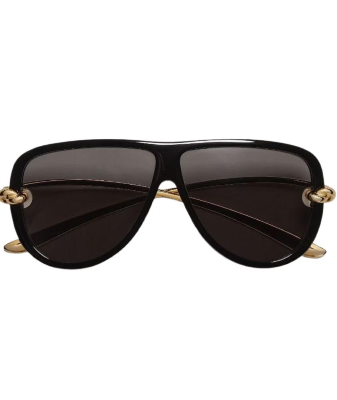BOTTEGA VENETA Черные солнцезащитные очки, фото 1