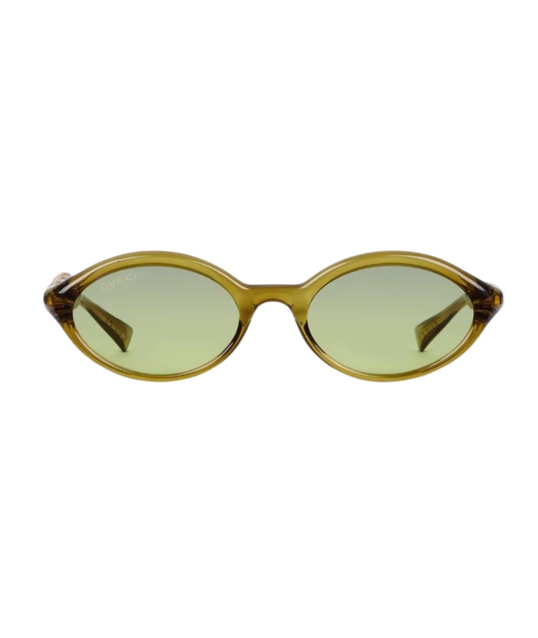GUCCI Зеленые солнцезащитные очки, фото 1