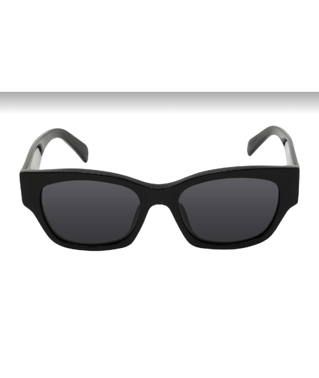 CELINE Черные пластиковые солнцезащитные очки, фото 8