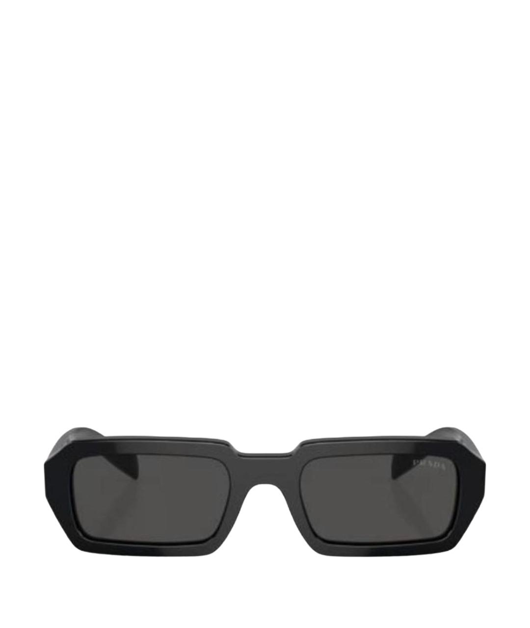 PRADA Черные пластиковые солнцезащитные очки, фото 1