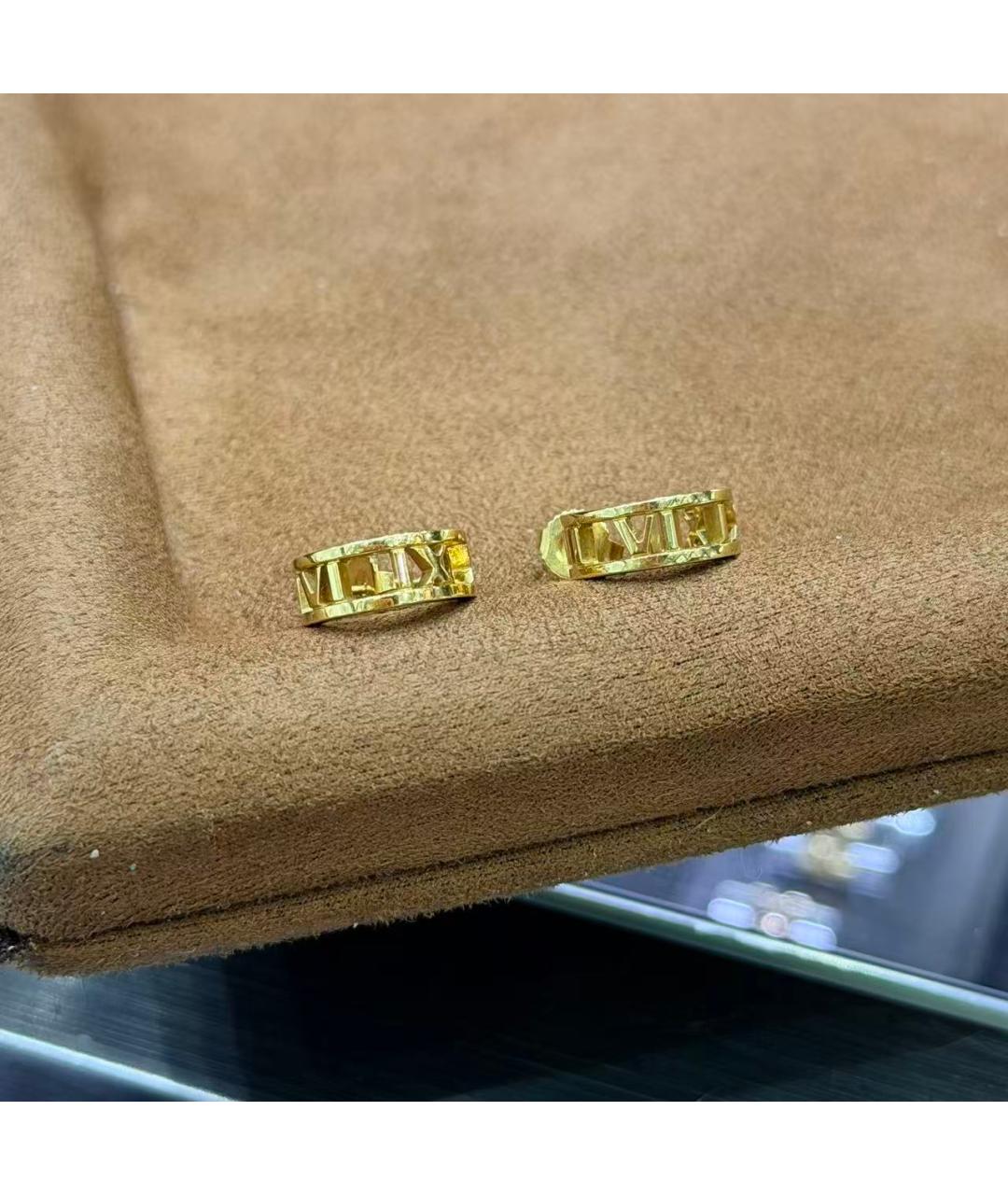 TIFFANY&CO Золотые серьги, фото 3
