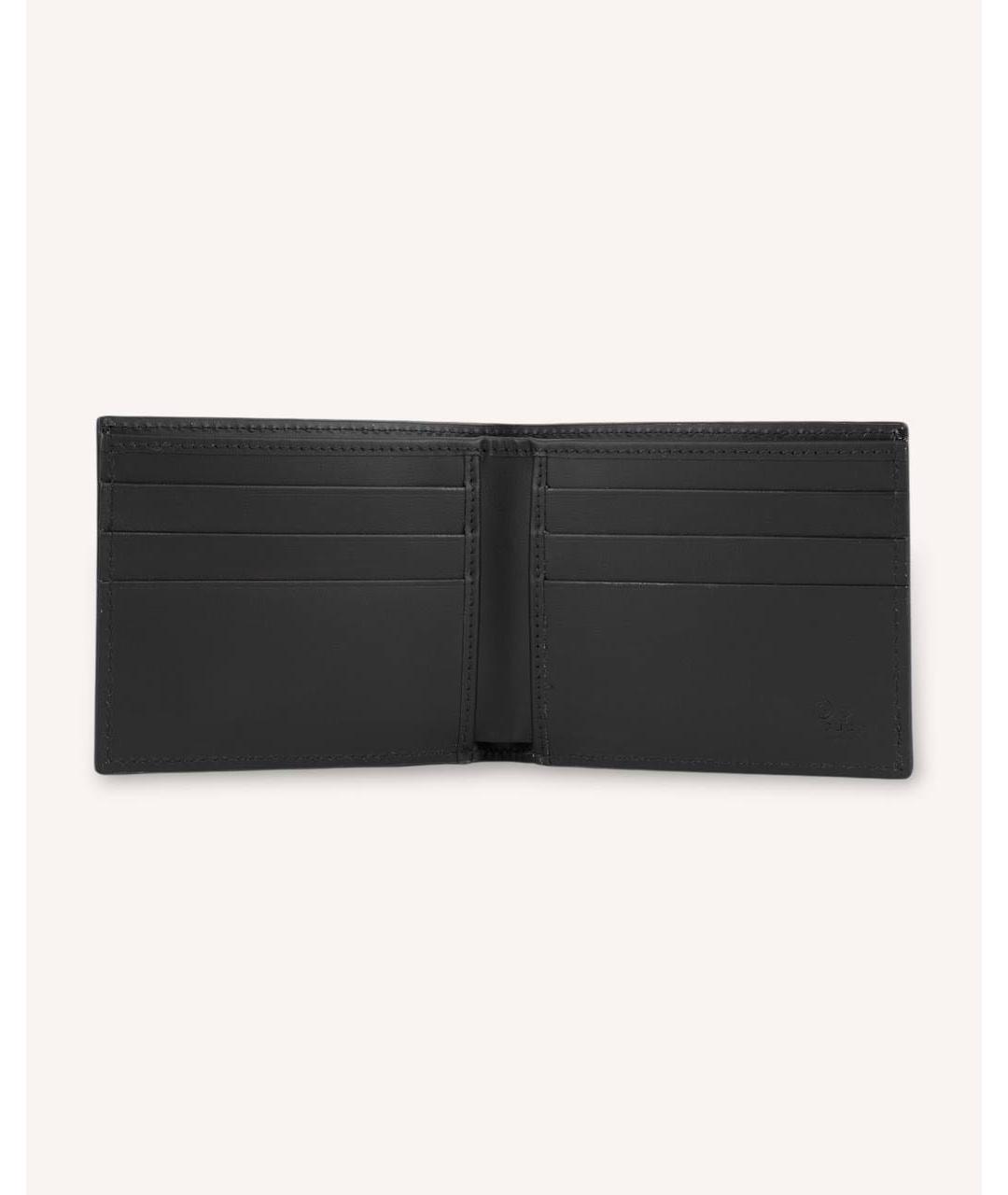 GUCCI Черный кожаный кошелек, фото 3