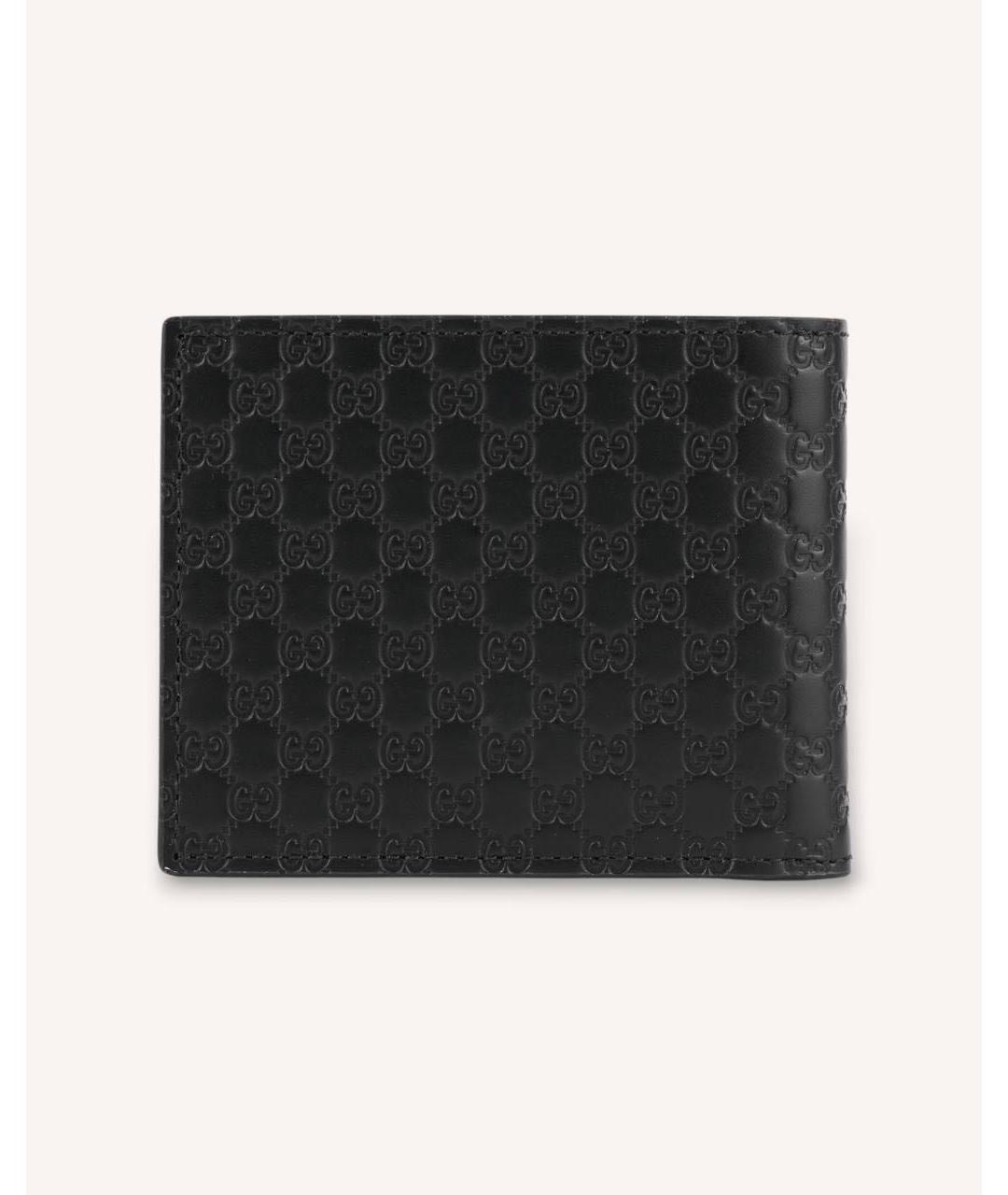 GUCCI Черный кожаный кошелек, фото 2