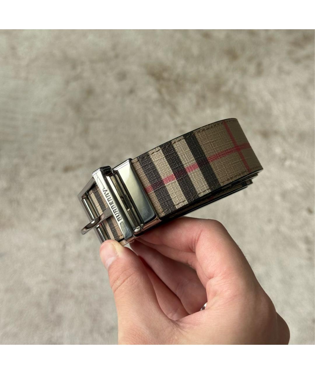 BURBERRY Кожаный ремень, фото 3
