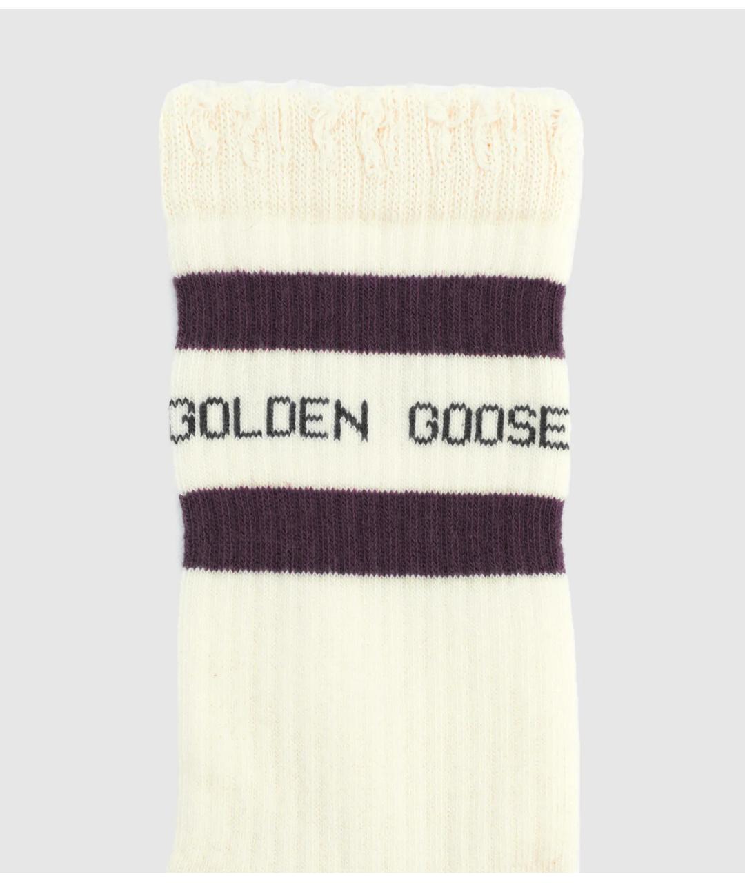 GOLDEN GOOSE Белые носки, чулки и колготы, фото 2