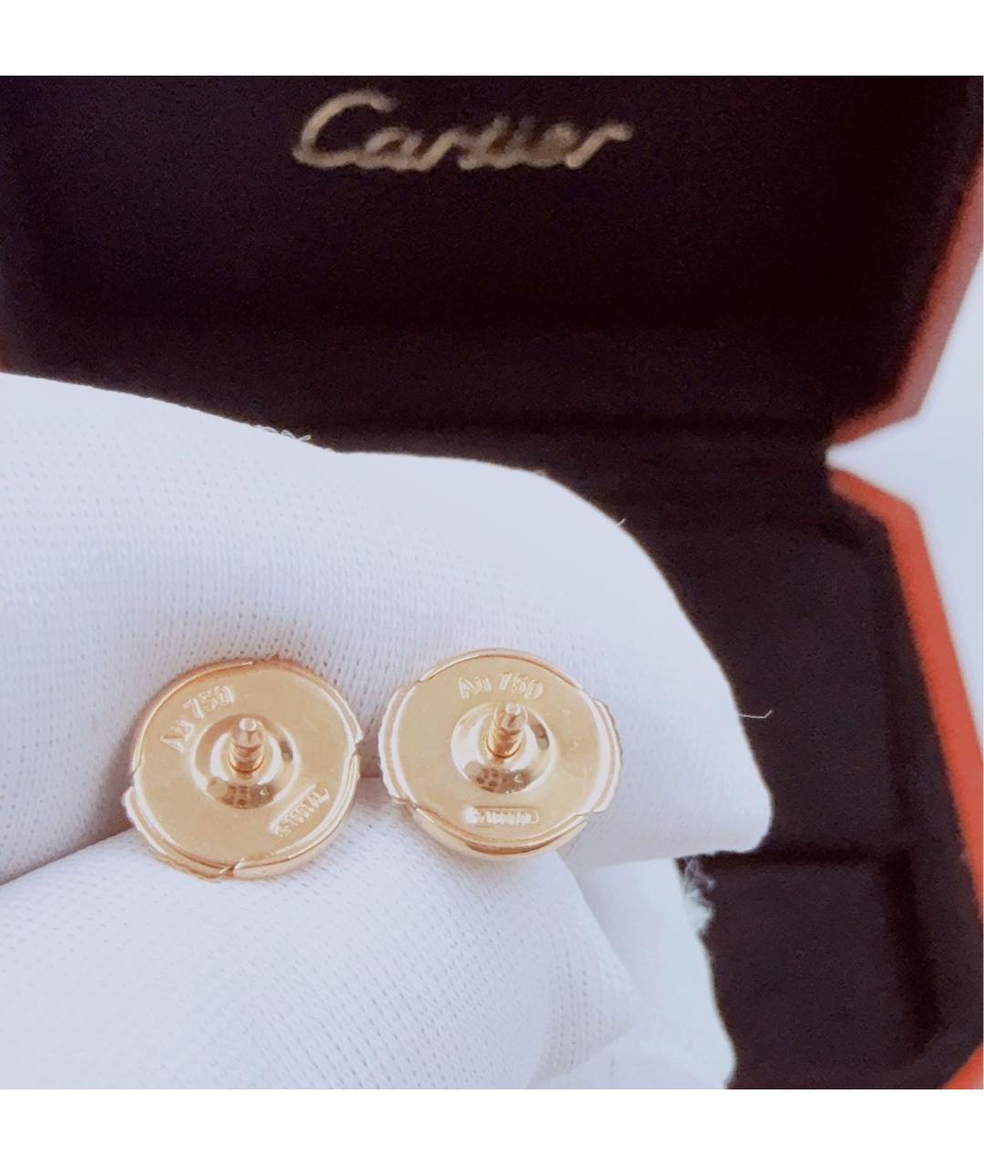CARTIER Розовые серьги из розового золота, фото 5