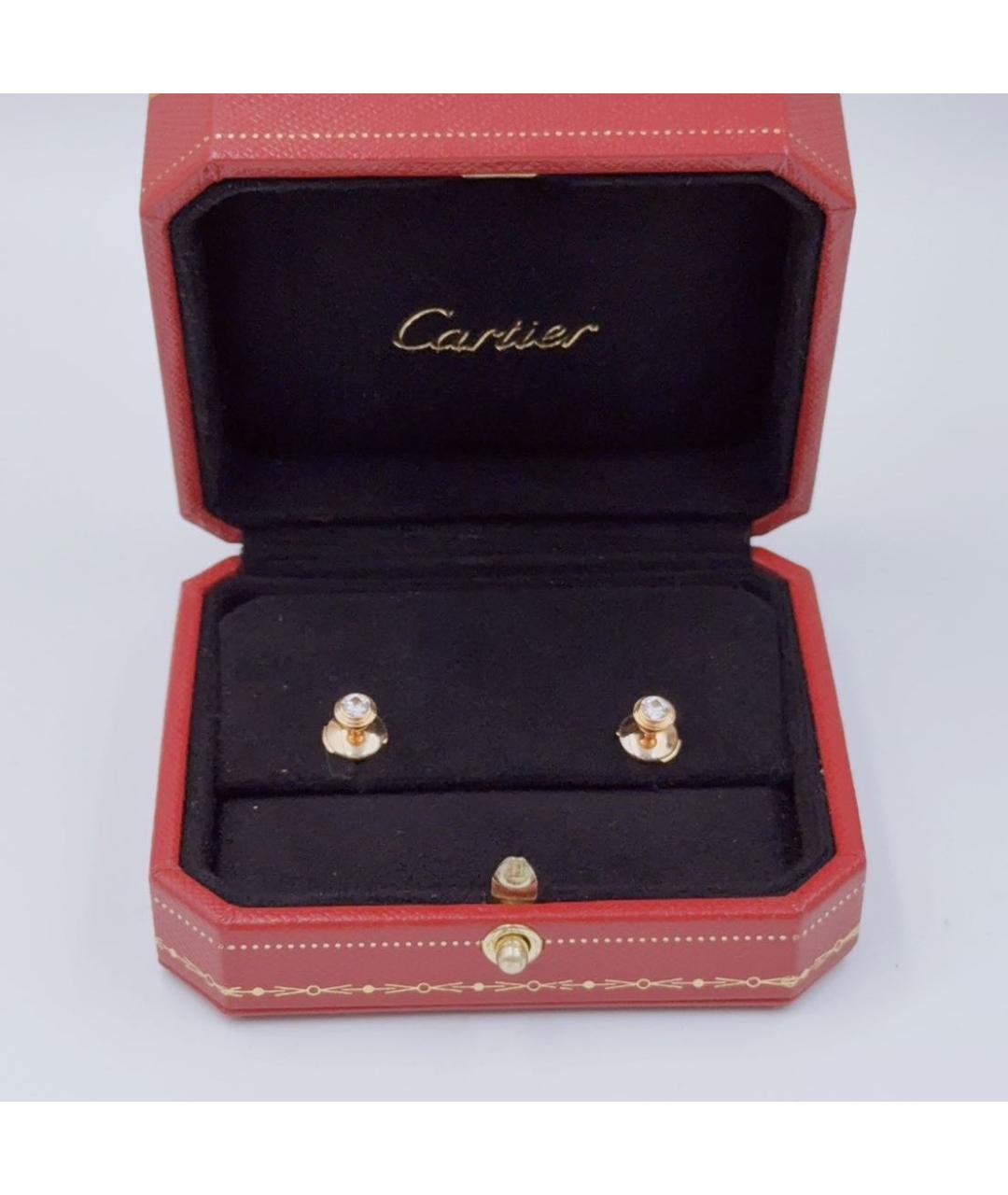 CARTIER Розовые серьги из розового золота, фото 3