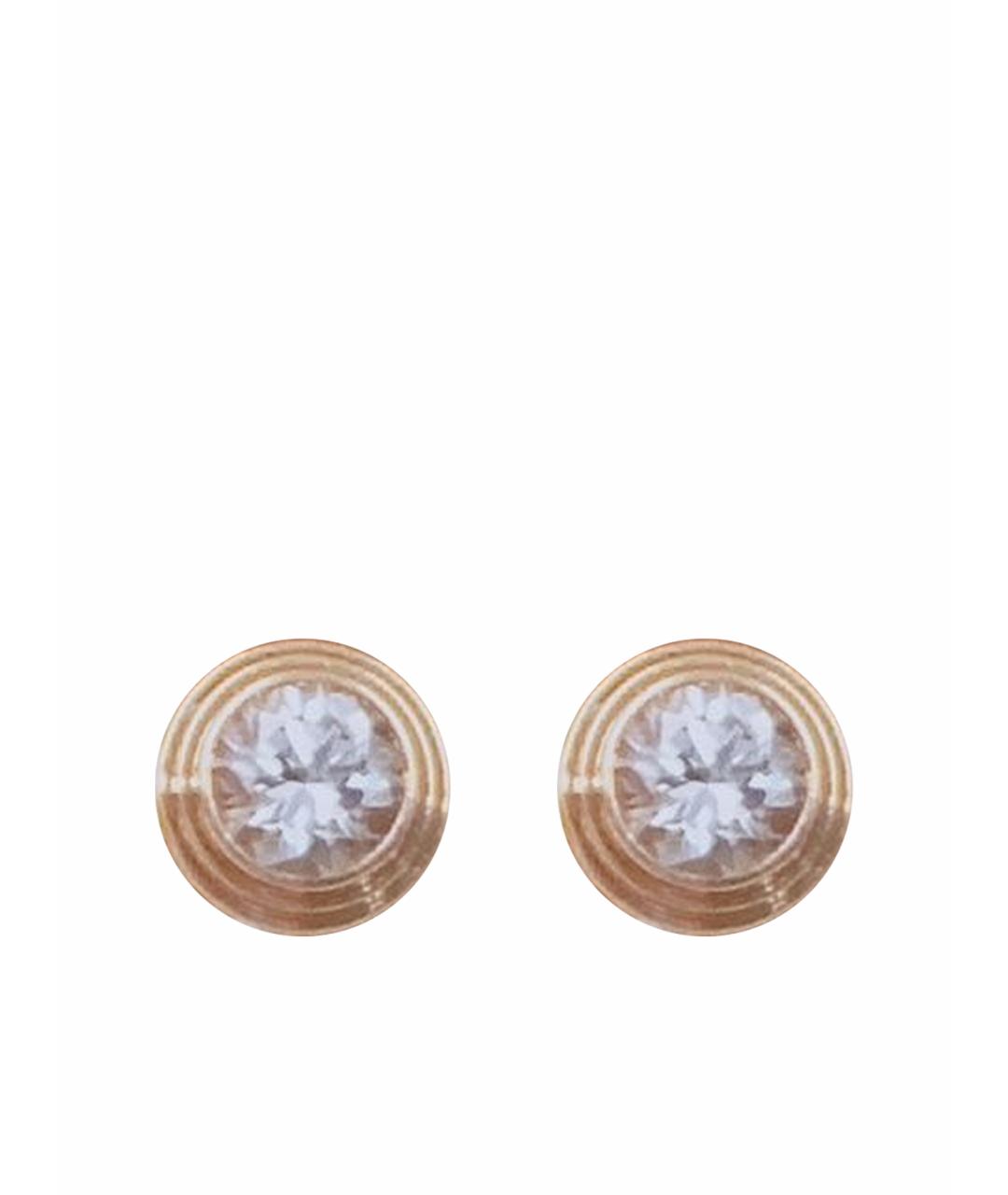 CARTIER Розовые серьги из розового золота, фото 1