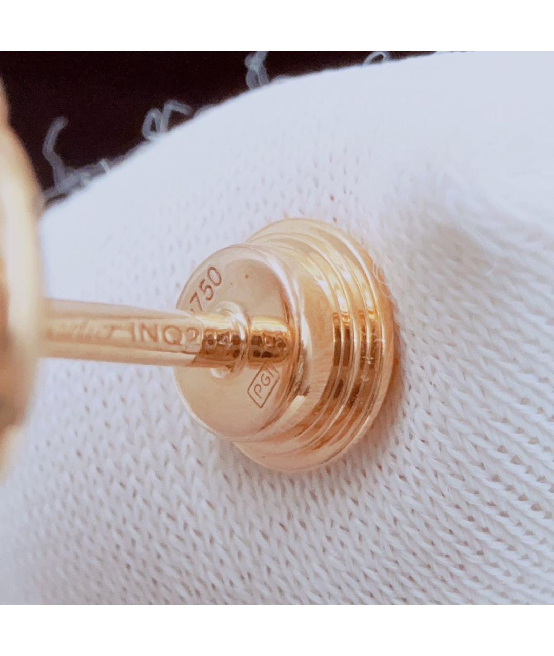 CARTIER Розовые серьги из розового золота, фото 4