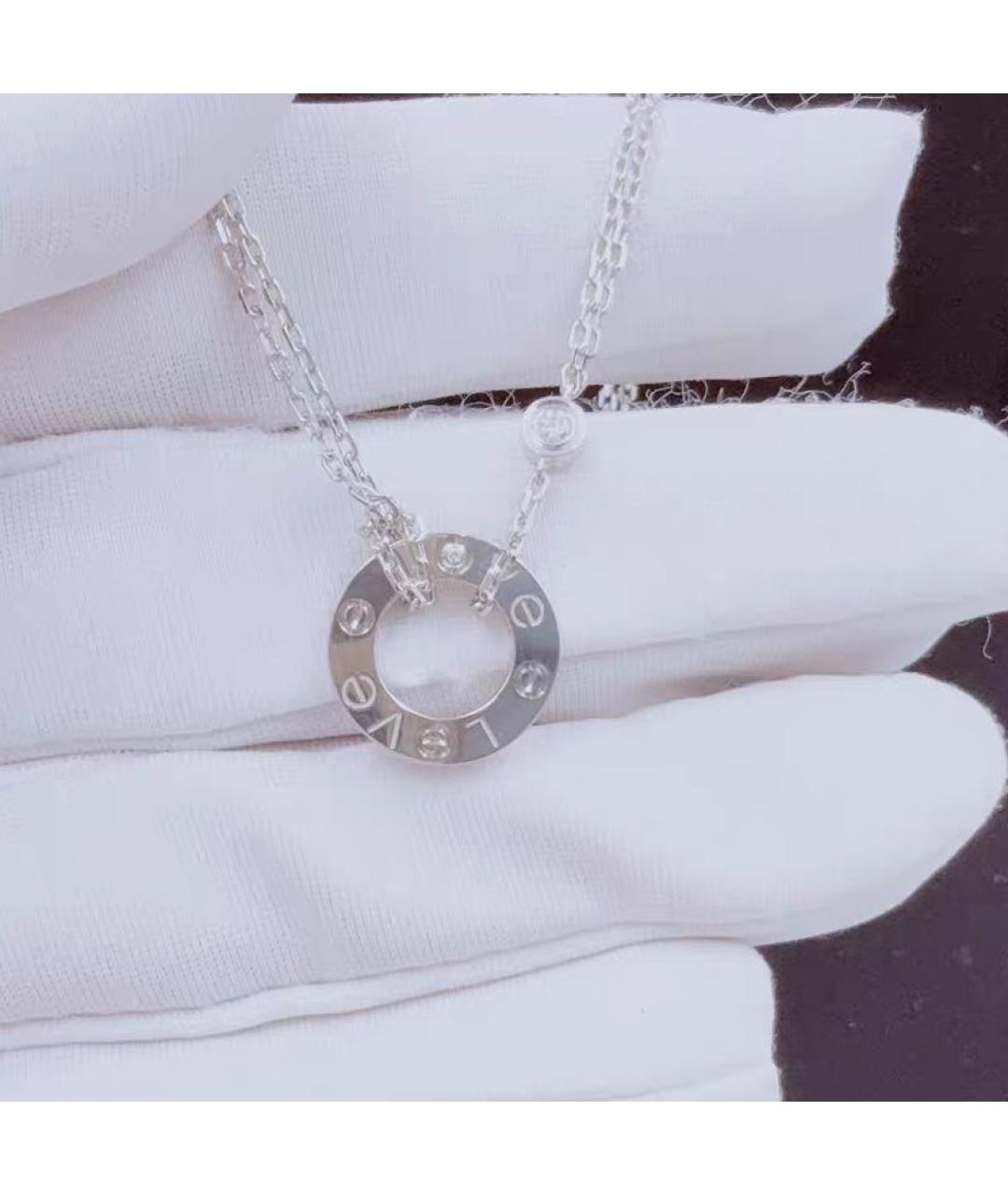 CARTIER Белое колье из белого золота, фото 3