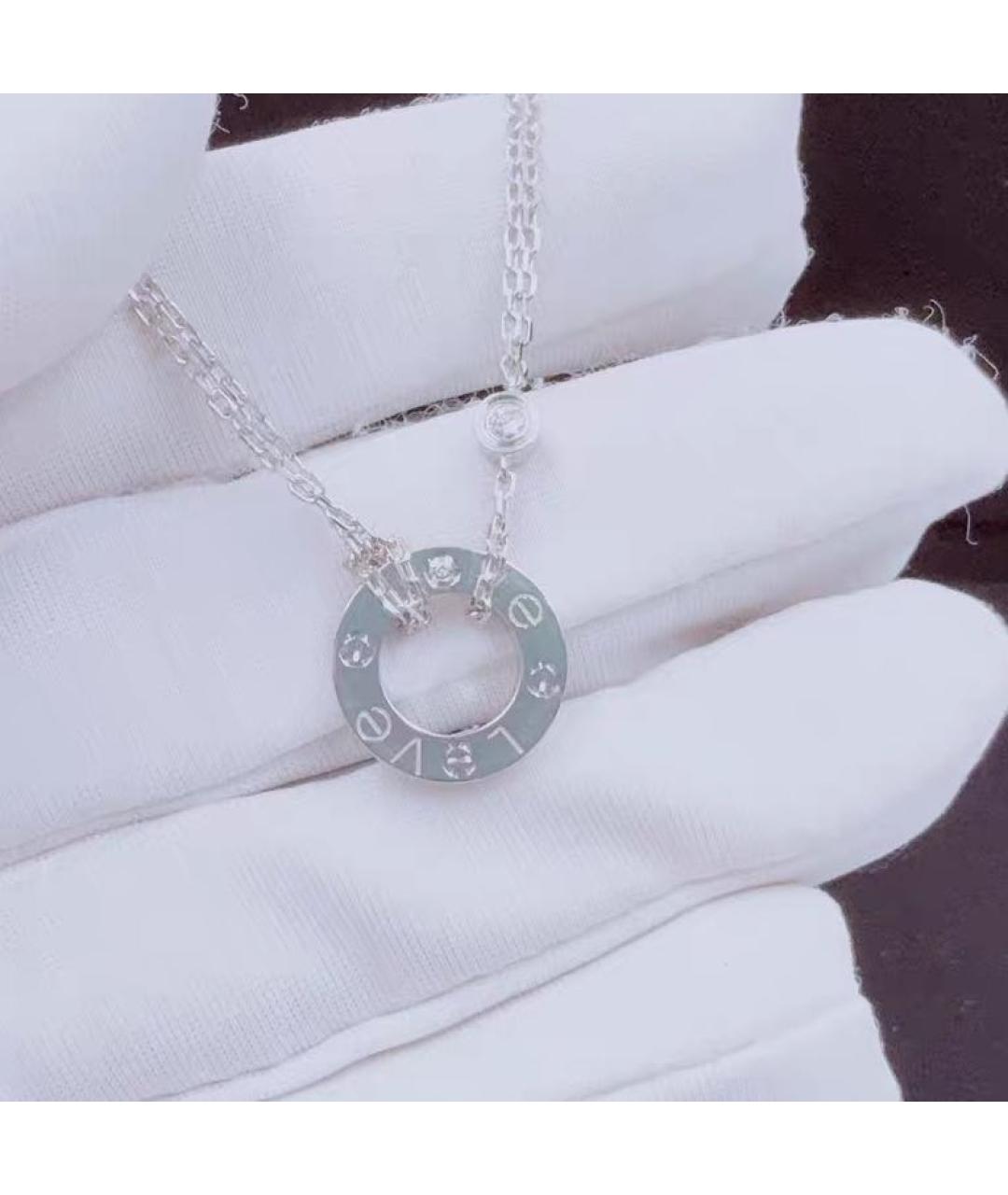 CARTIER Белое колье из белого золота, фото 4