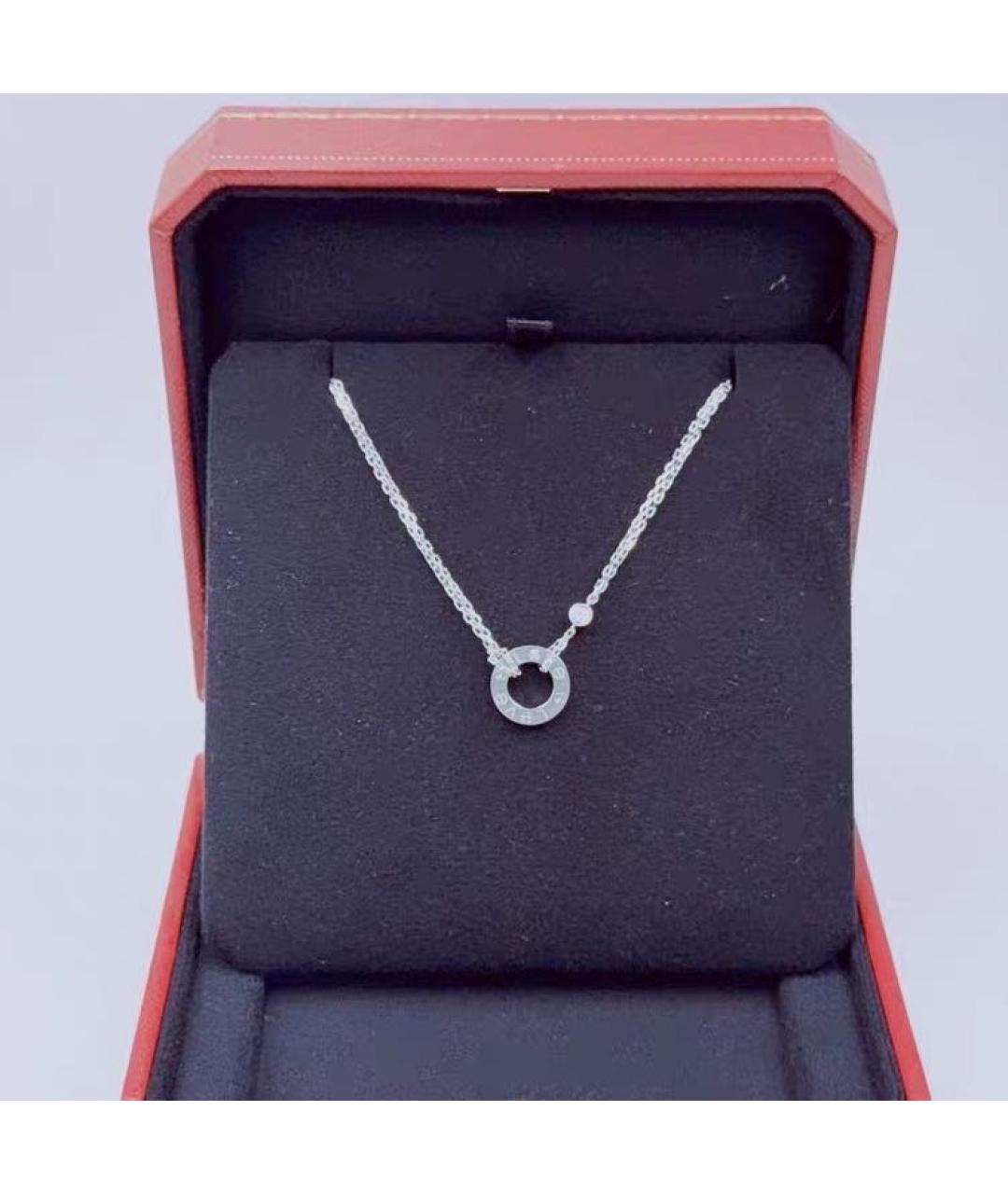 CARTIER Белое колье из белого золота, фото 2