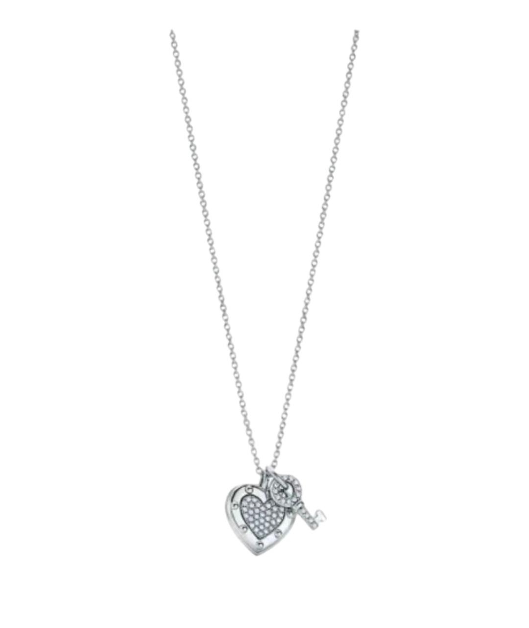 TIFFANY&CO Серебряное колье из белого золота, фото 1