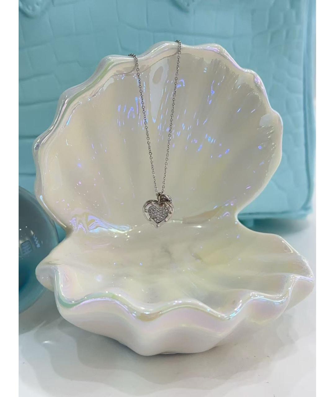 TIFFANY&CO Серебряное колье из белого золота, фото 3