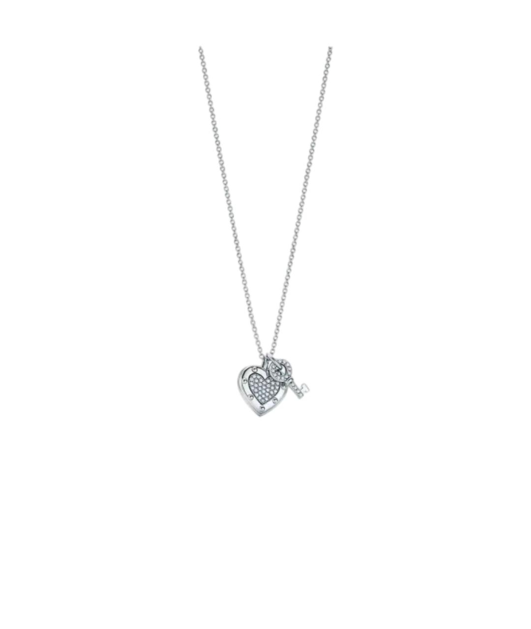 TIFFANY&CO Серебряное колье из белого золота, фото 4