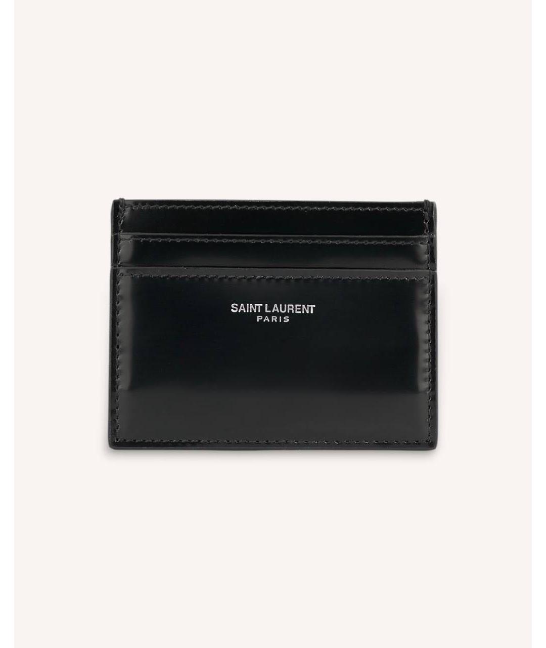 SAINT LAURENT Черный кардхолдер, фото 4