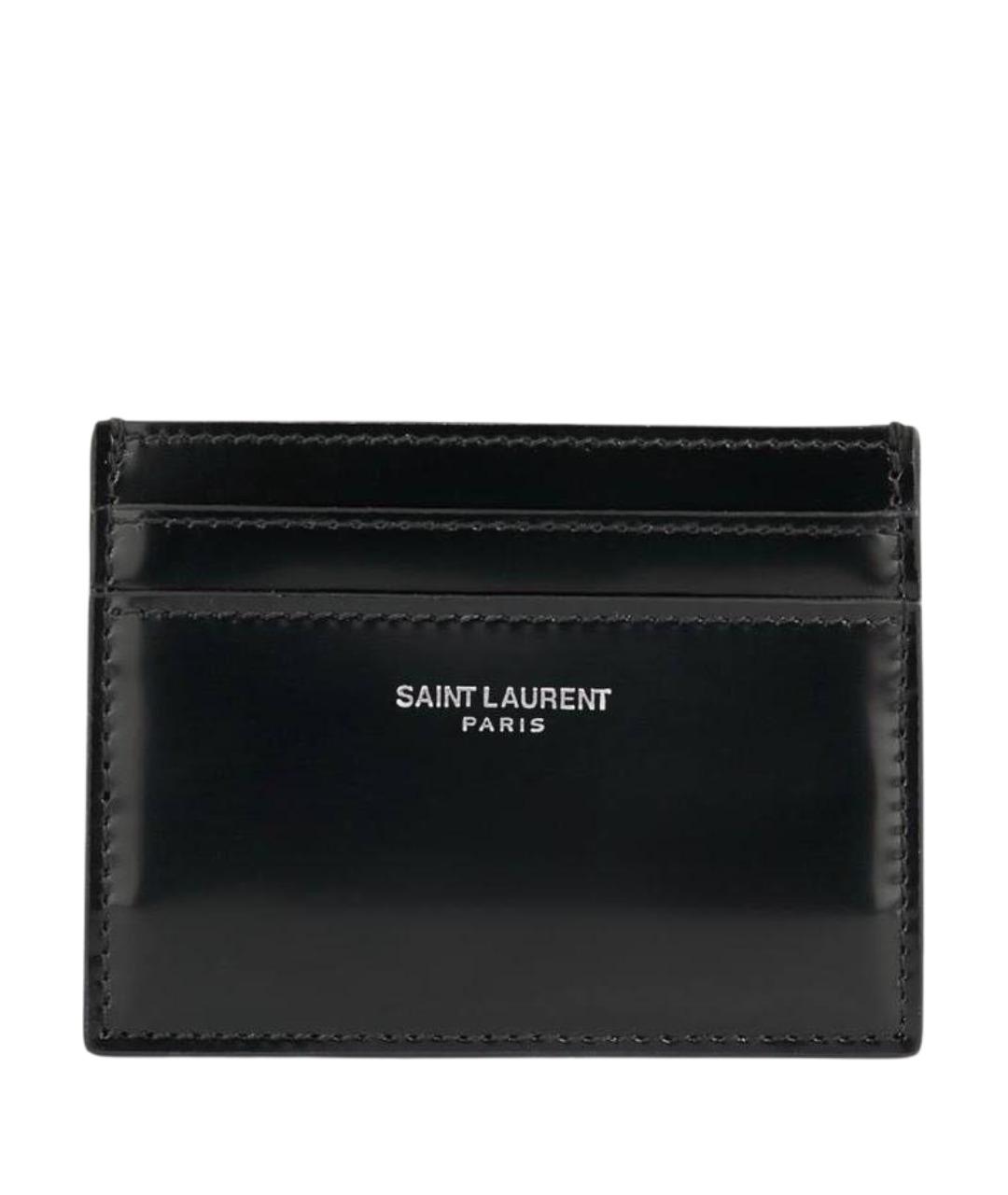 SAINT LAURENT Черный кардхолдер, фото 1