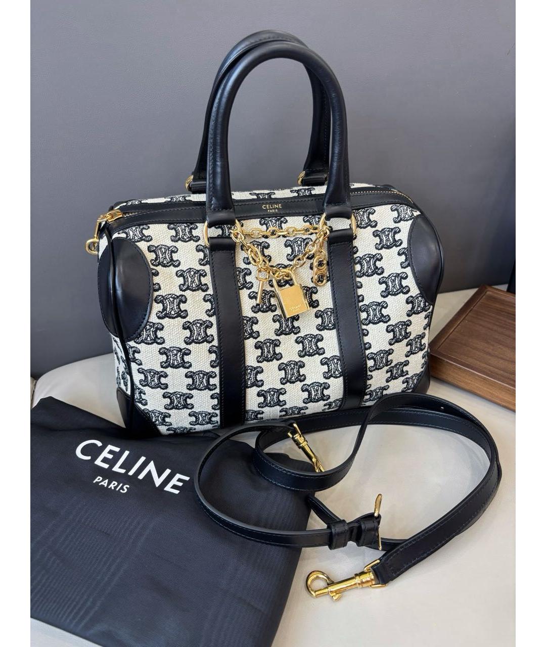 CELINE Черная сумка тоут, фото 8