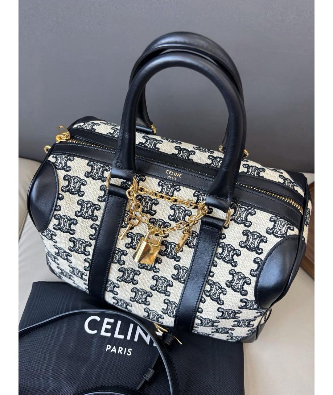 CELINE Черная сумка тоут, фото 6