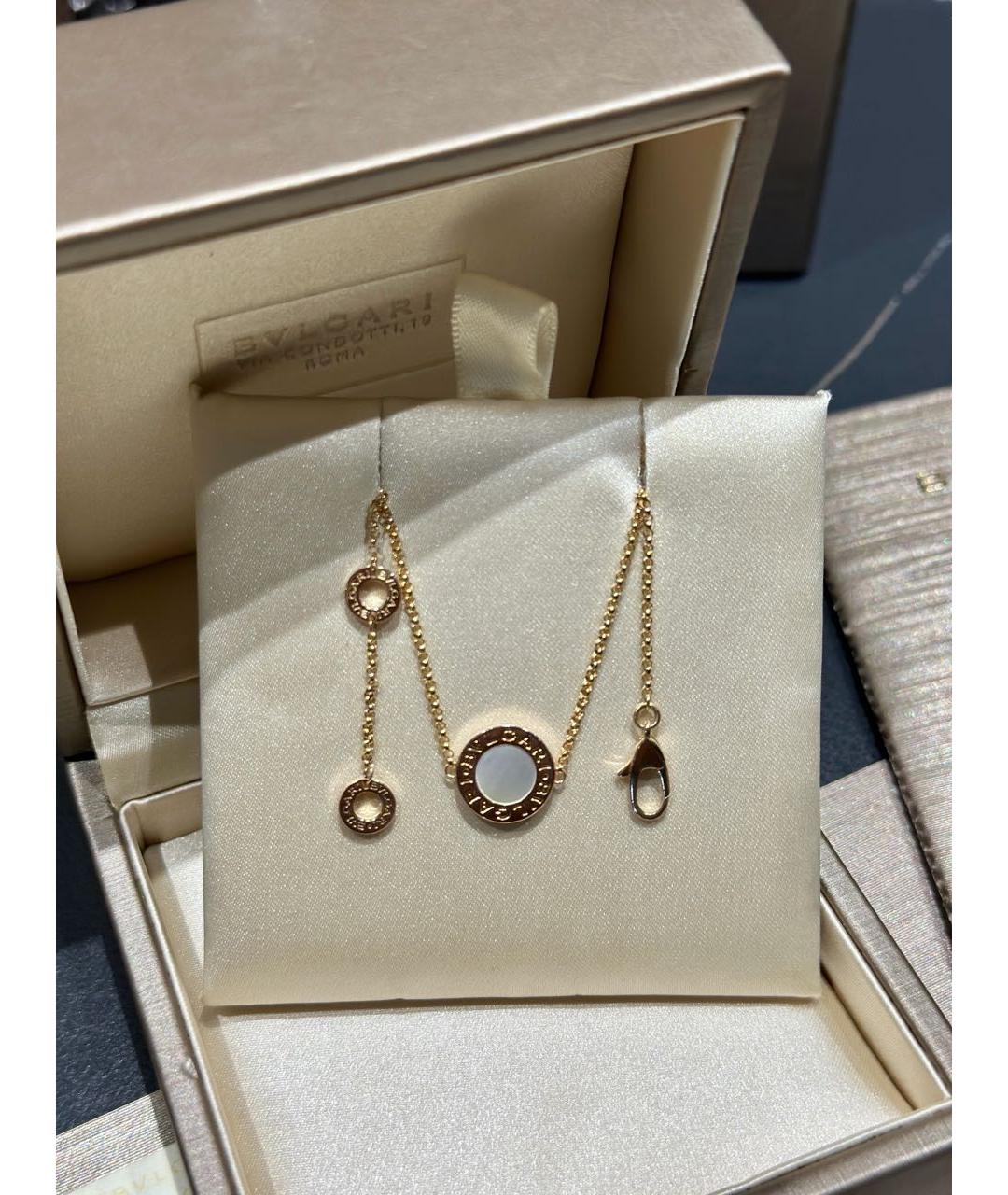 BVLGARI Белый браслет из розового золота, фото 2