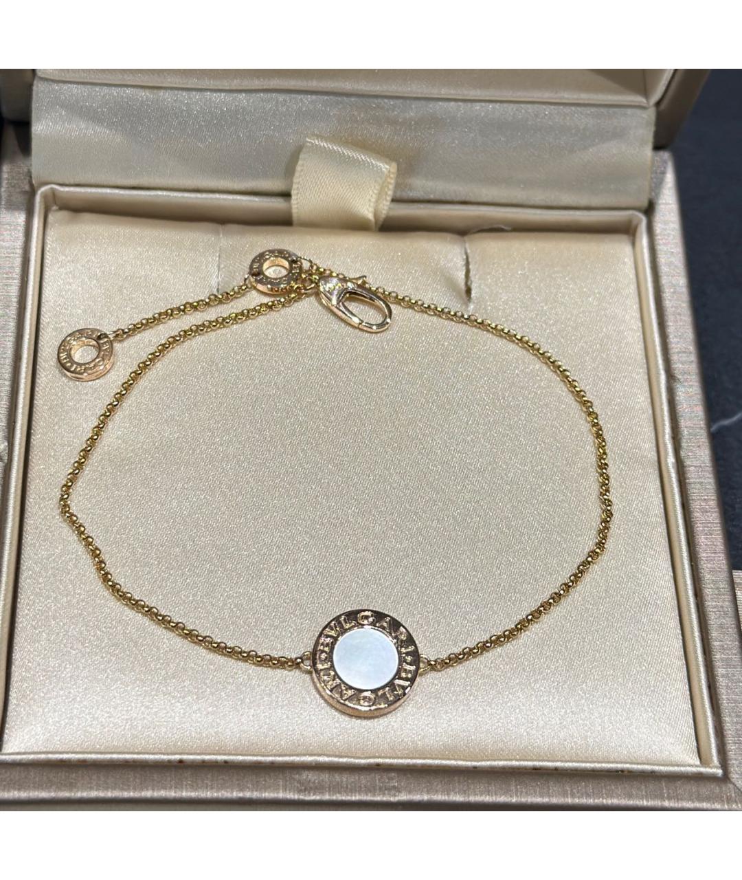 BVLGARI Белый браслет из розового золота, фото 5