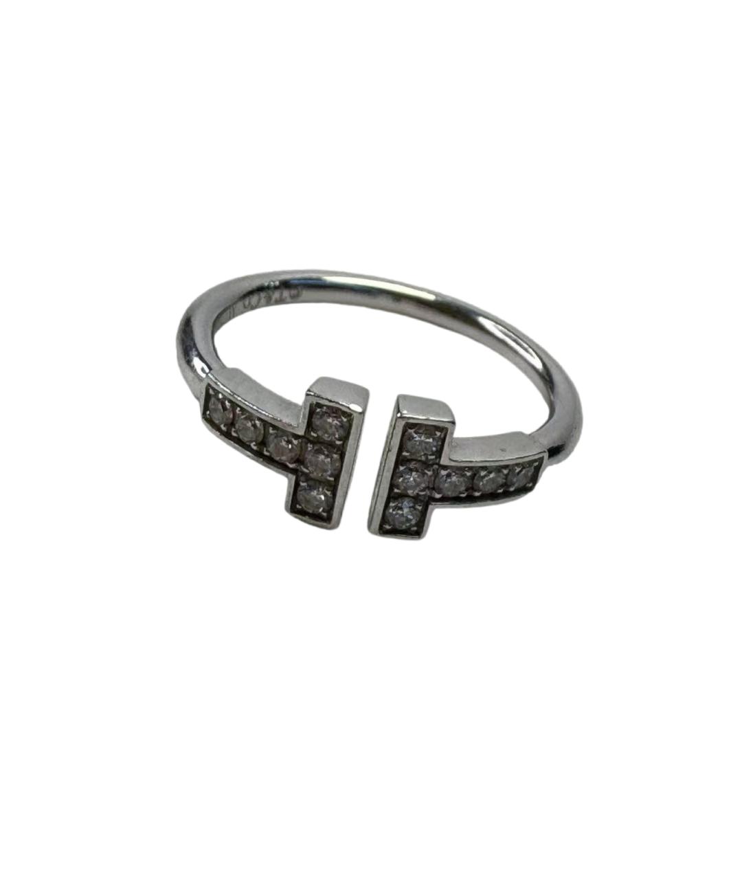 TIFFANY&CO Серебряное кольцо из белого золота, фото 1