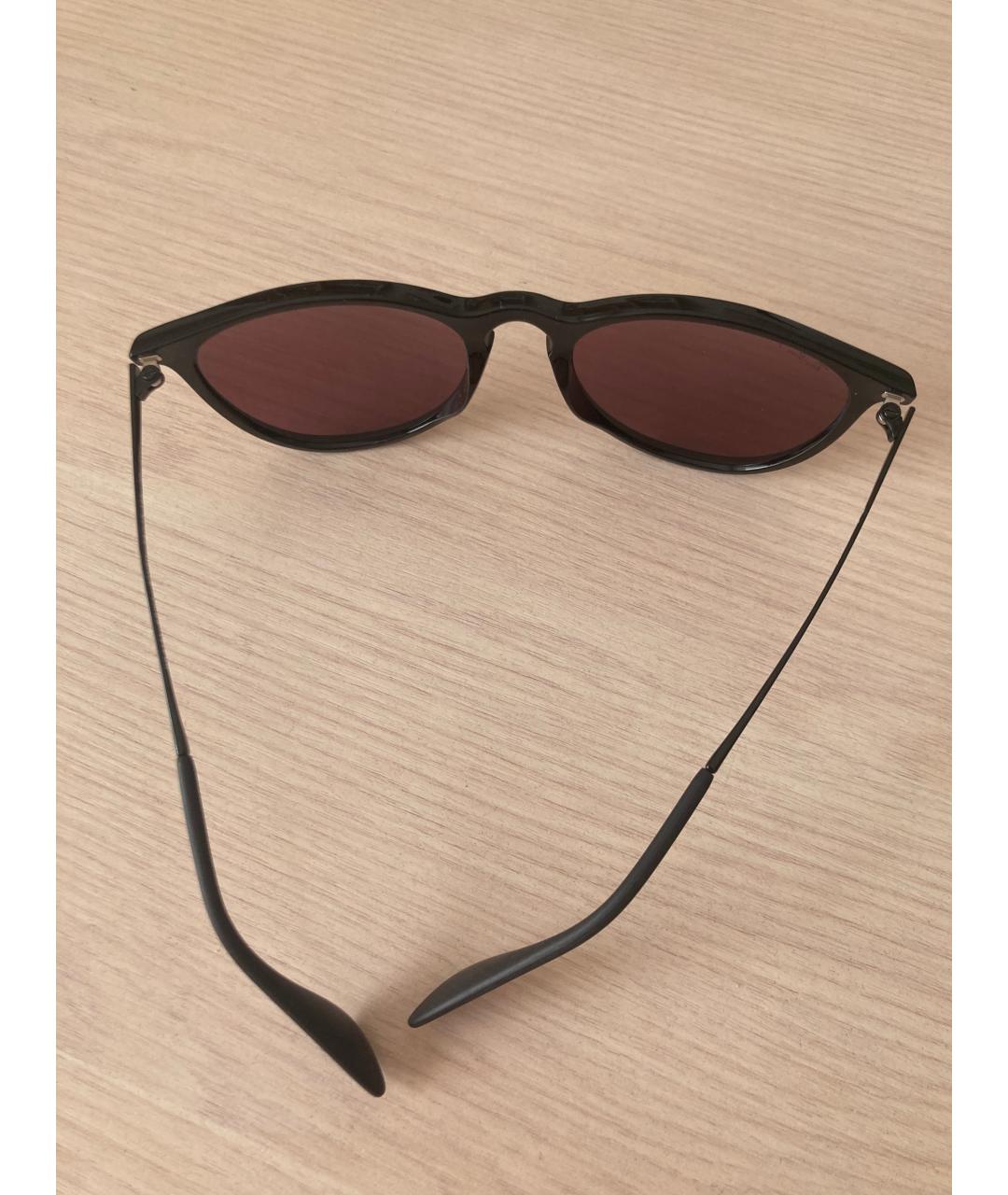 RAY BAN Черные пластиковые солнцезащитные очки, фото 3