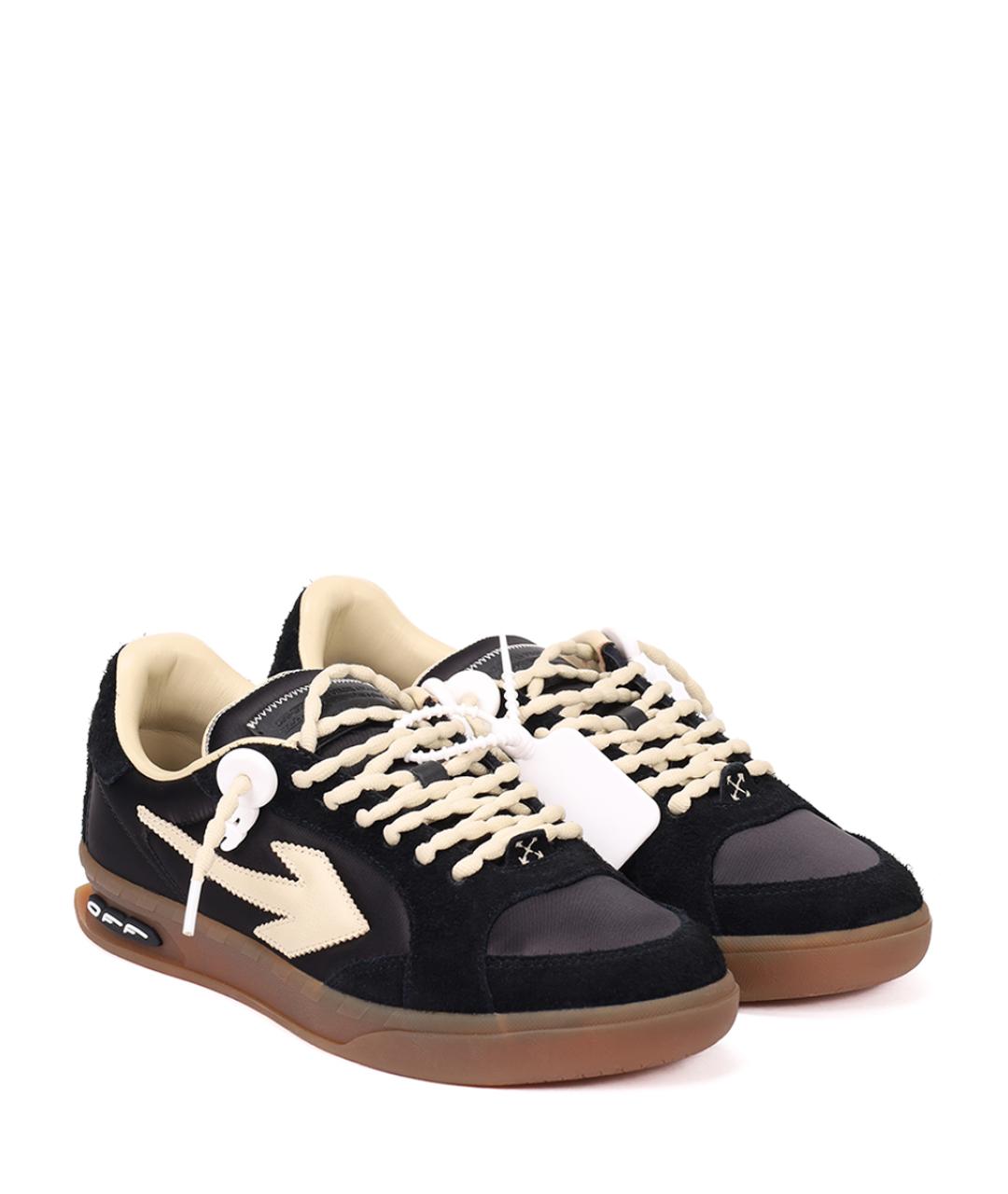 OFF-WHITE Черные высокие кроссовки / кеды, фото 2