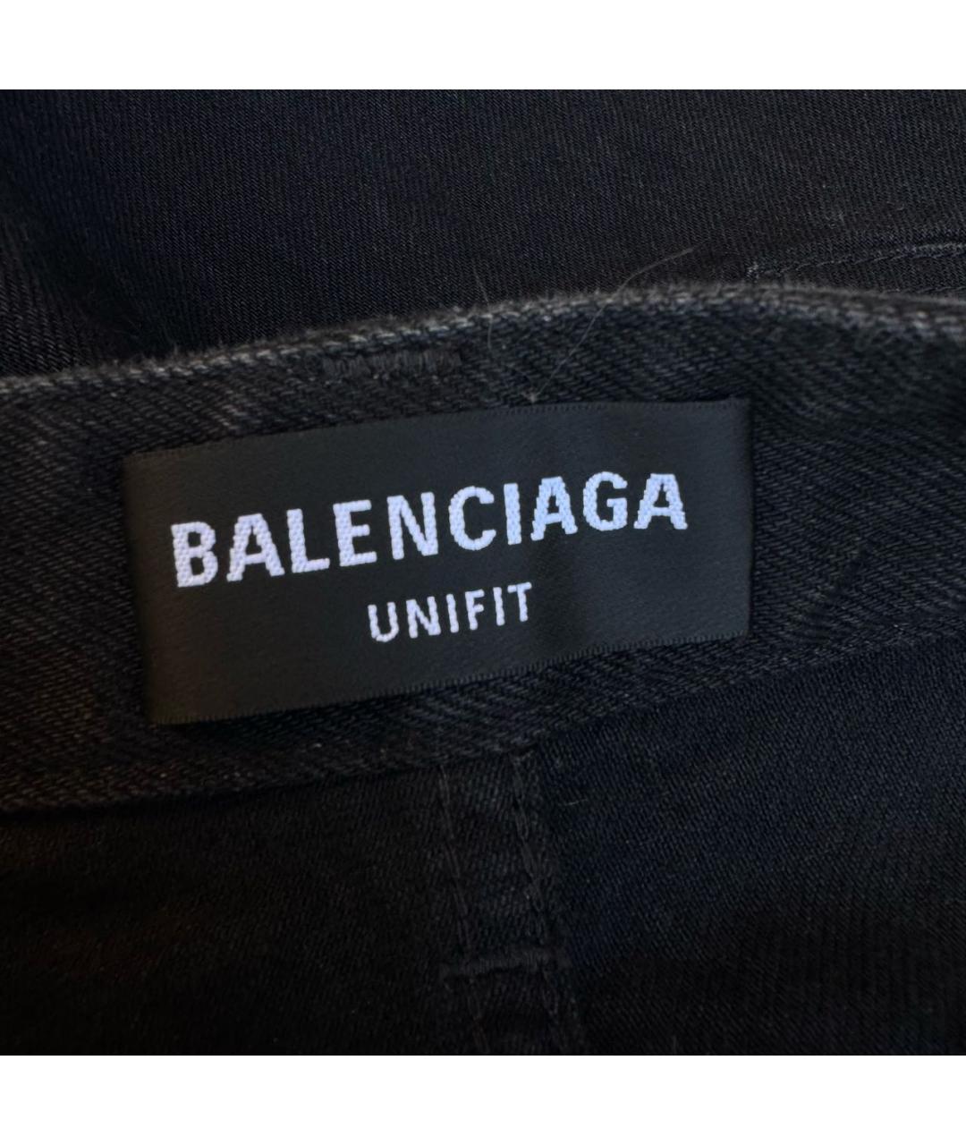 BALENCIAGA Черные прямые джинсы, фото 5