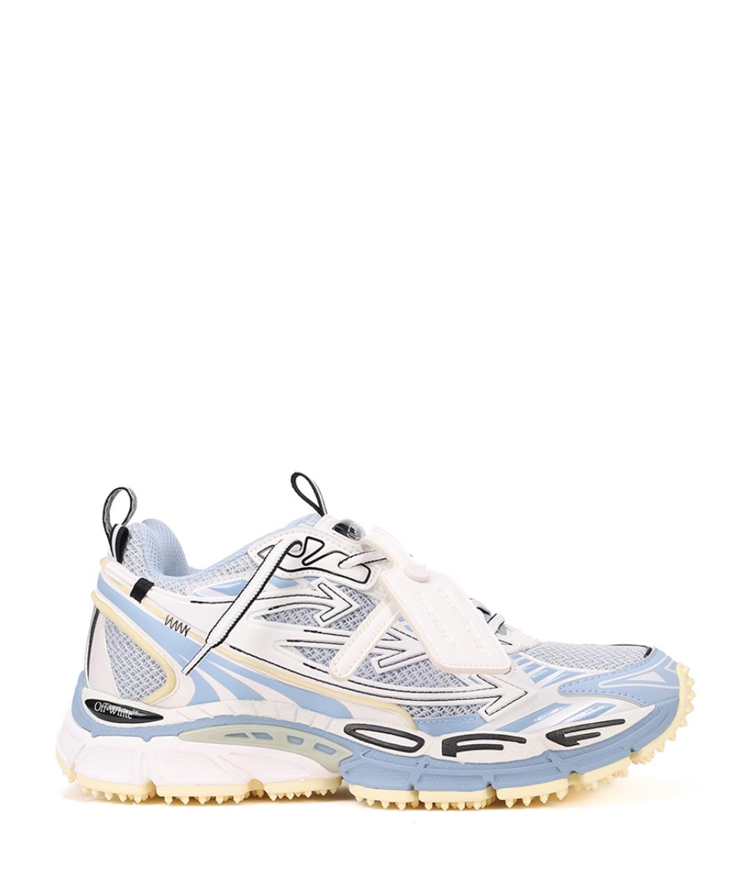 OFF-WHITE Голубые кроссовки, фото 1