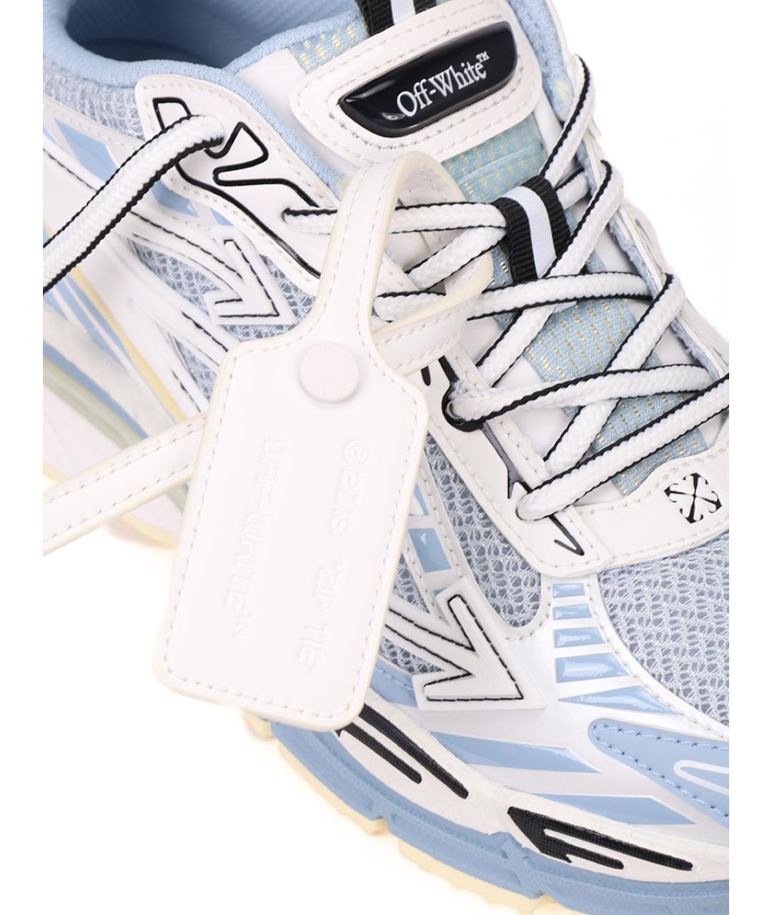 OFF-WHITE Голубые кроссовки, фото 5