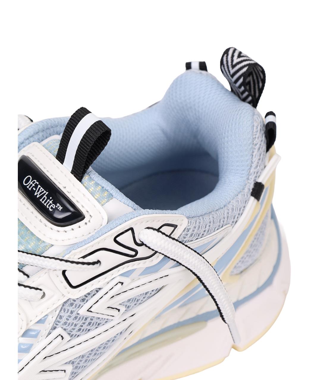 OFF-WHITE Голубые кроссовки, фото 6