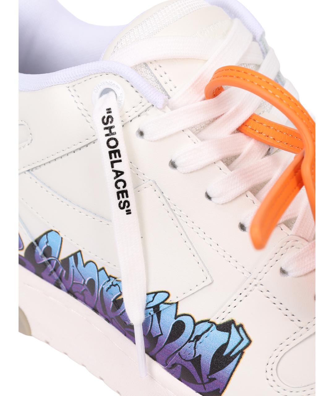 OFF-WHITE Белые низкие кроссовки / кеды, фото 5