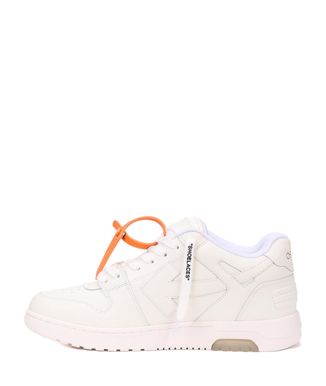 OFF-WHITE Белые низкие кроссовки / кеды, фото 3