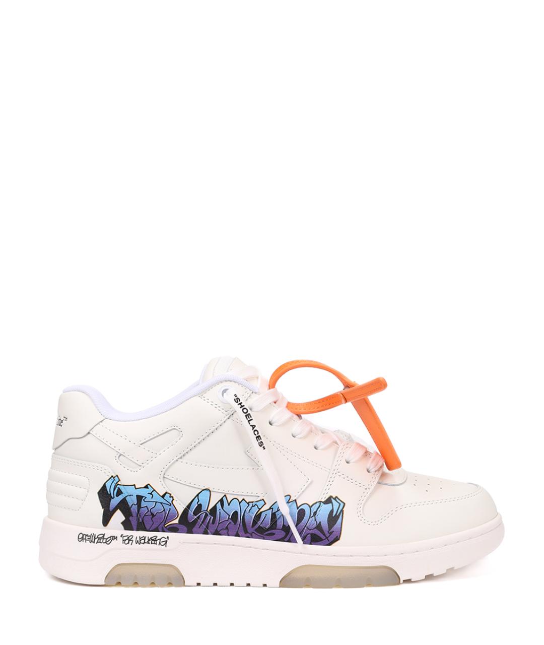 OFF-WHITE Белые низкие кроссовки / кеды, фото 1