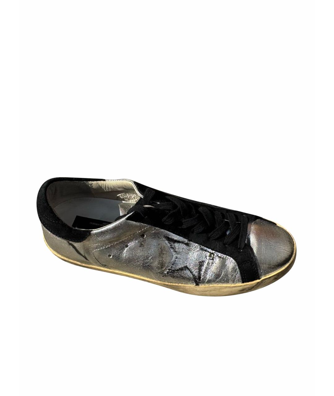GOLDEN GOOSE Кожаные низкие кроссовки / кеды, фото 1