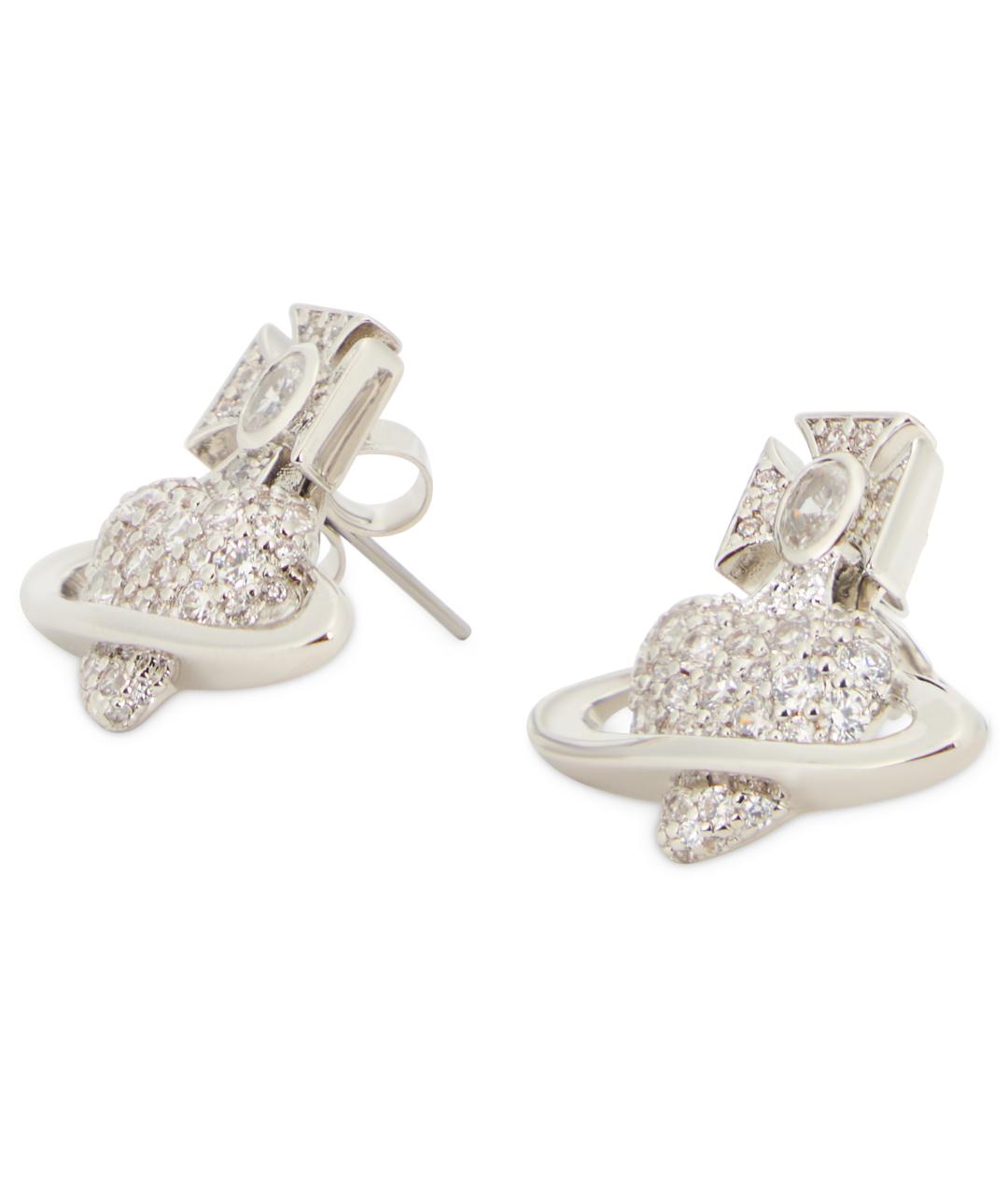 VIVIENNE WESTWOOD Серебряные металлические серьги, фото 2
