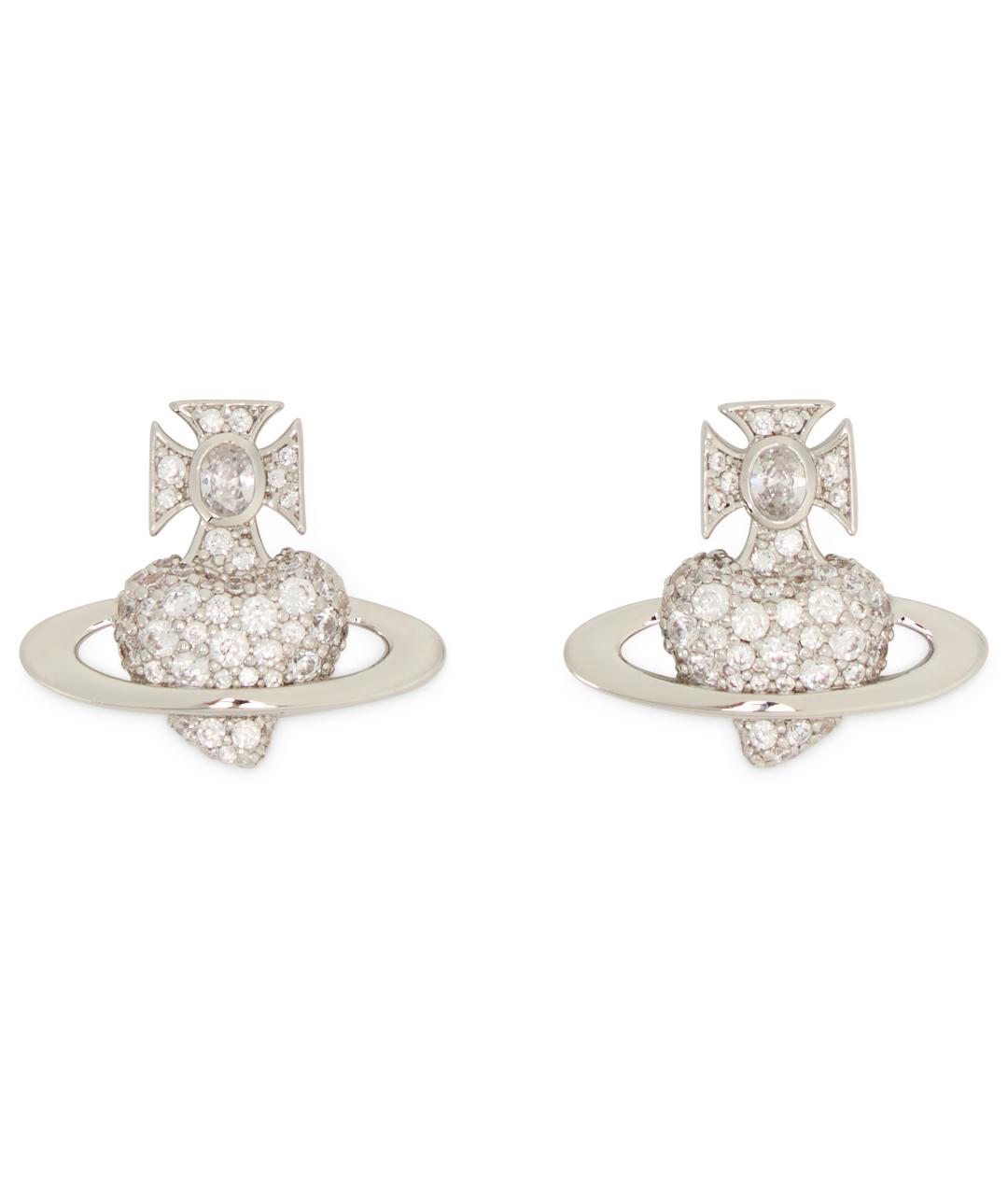 VIVIENNE WESTWOOD Серебряные металлические серьги, фото 1