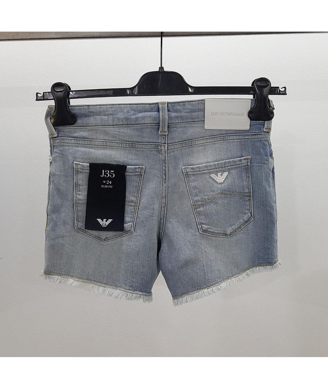 EMPORIO ARMANI Хлопковые шорты, фото 2