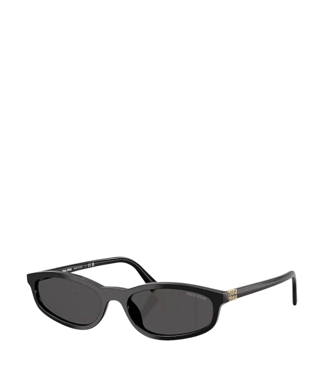 MIU MIU Черные солнцезащитные очки, фото 1