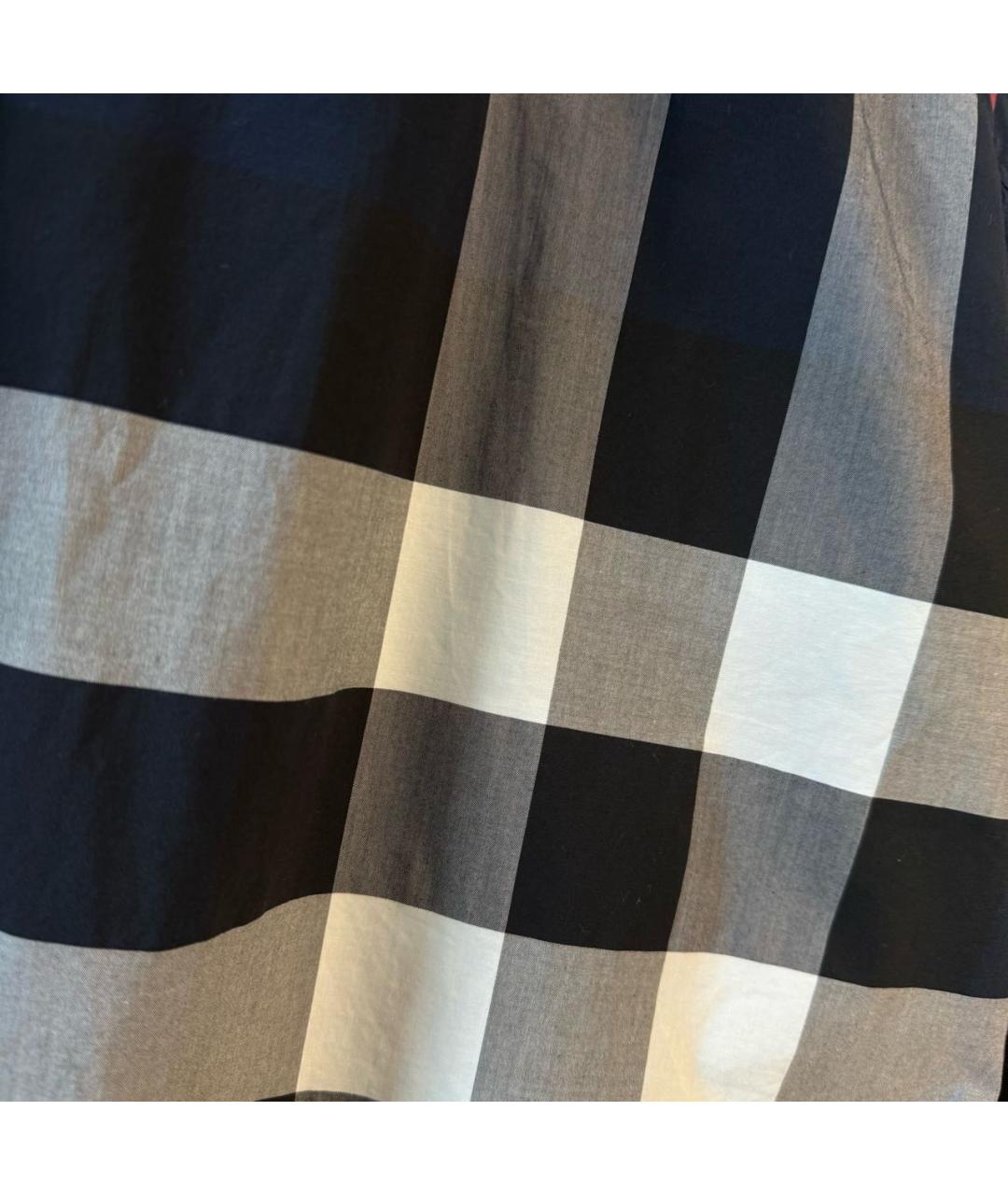 BURBERRY Синяя хлопковая кэжуал рубашка, фото 4