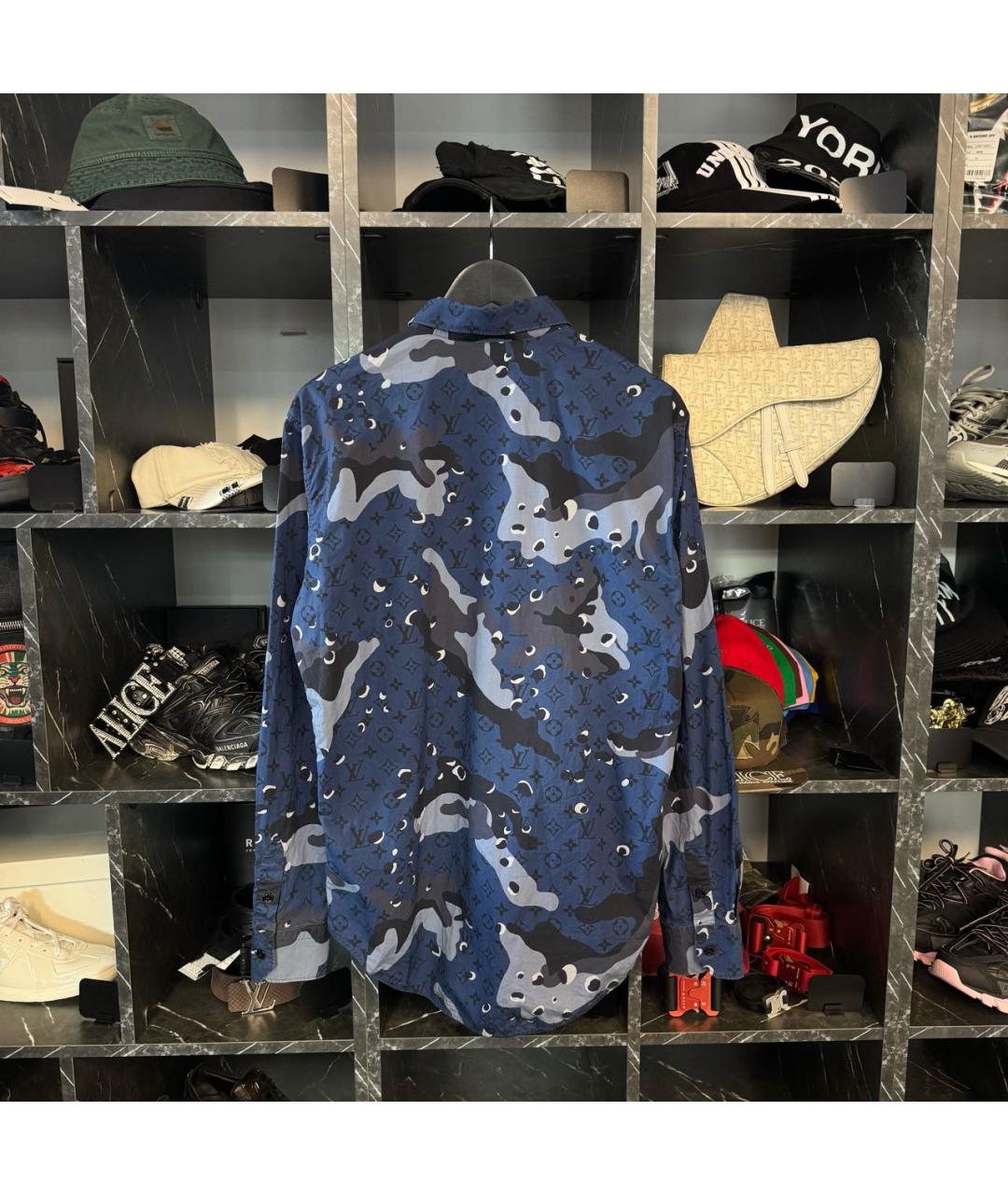 LOUIS VUITTON Синяя кэжуал рубашка, фото 2