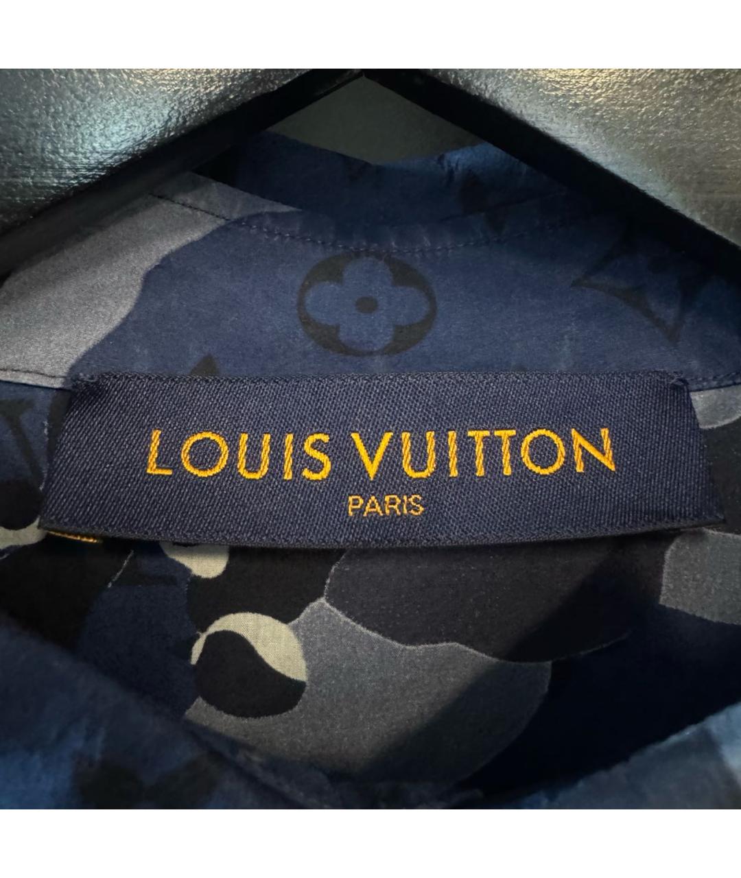 LOUIS VUITTON Синяя кэжуал рубашка, фото 5